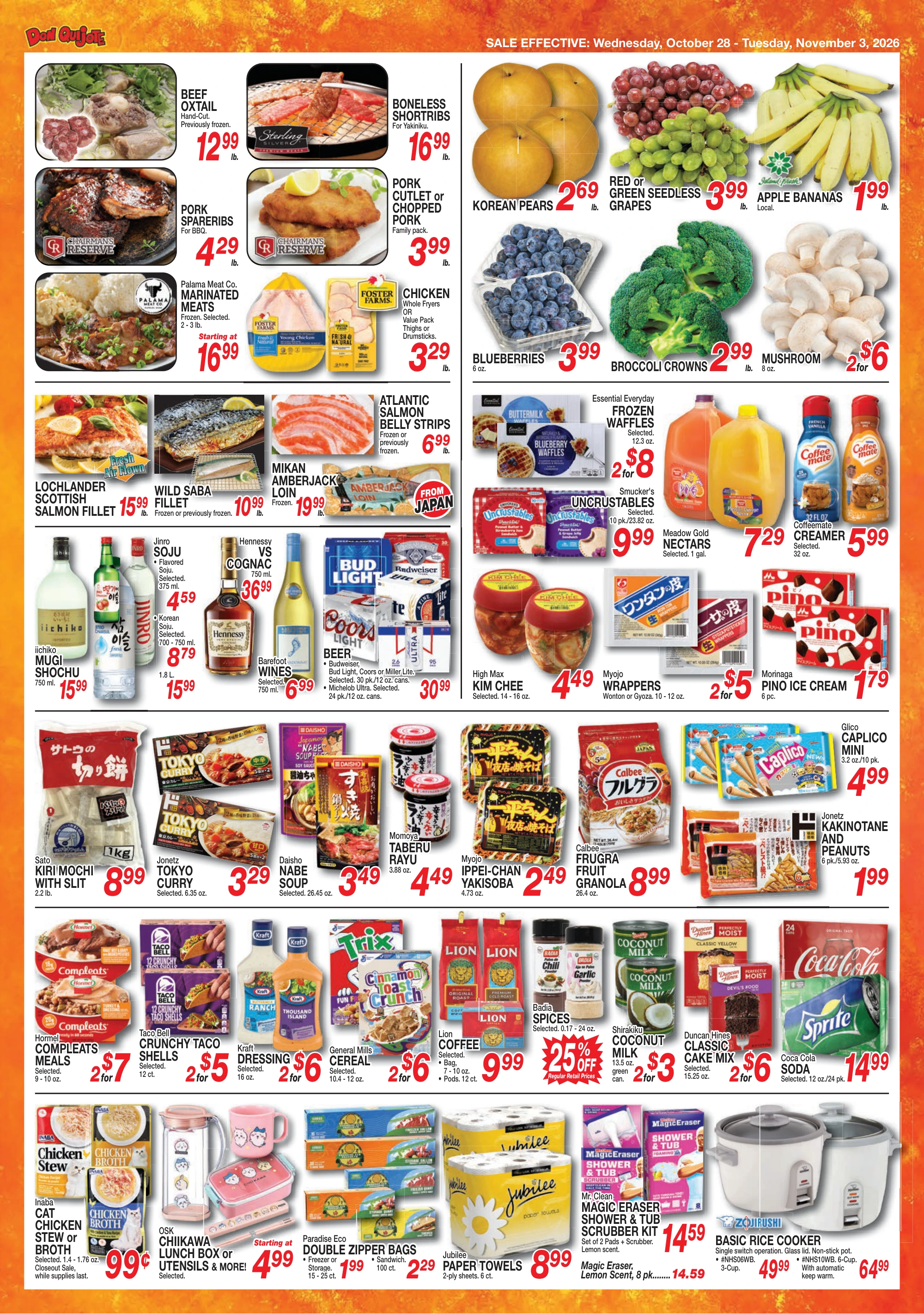 Don Quijote Hawaii Weekly Flyer Wed, Oct 28, 2026 - Tue, Nov 03, 2026 - Page 4