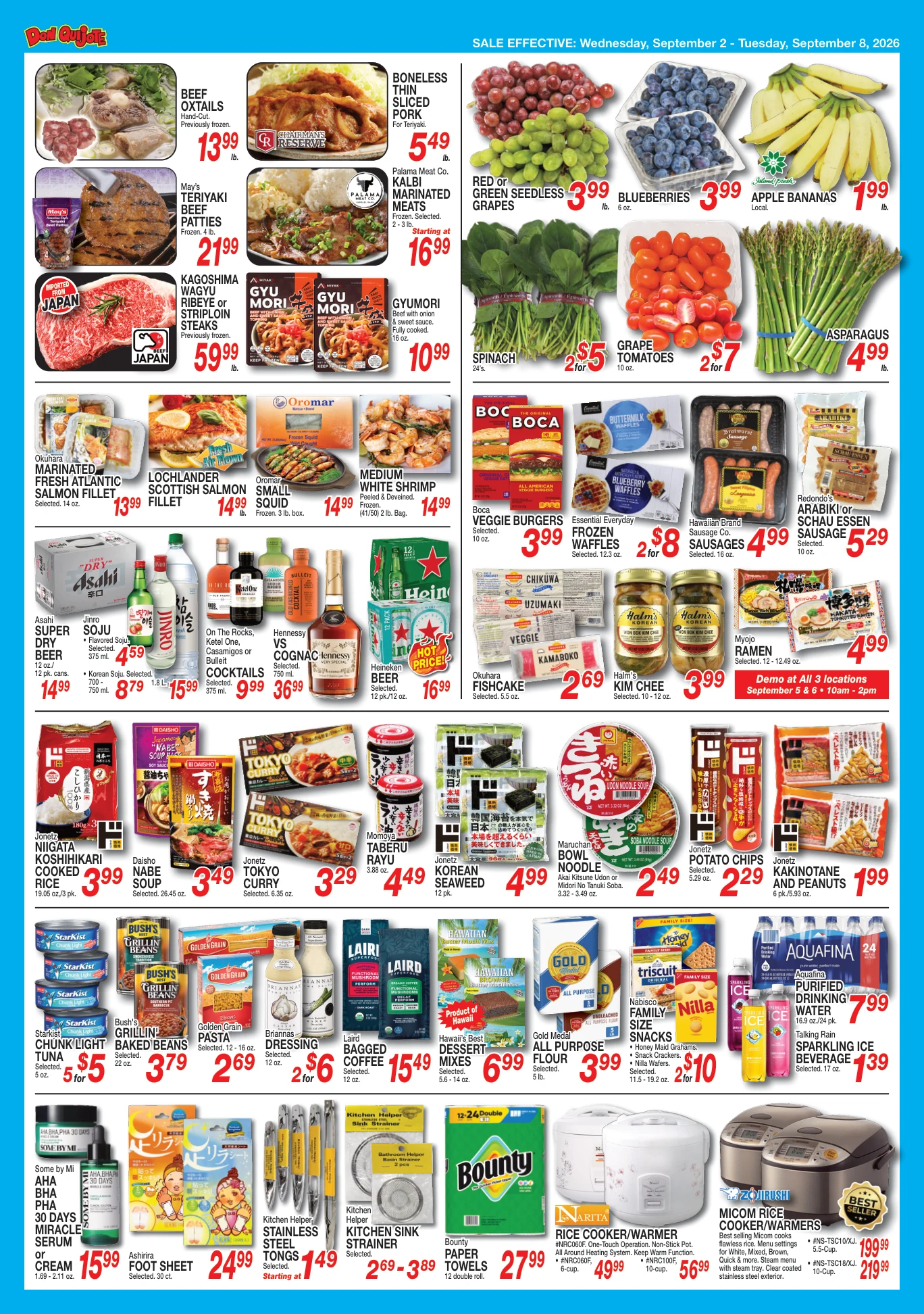 Don Quijote Hawaii Weekly Flyer Wed, Sep 2, 2026 - Tue, Sep 8, 2026 - Page 4