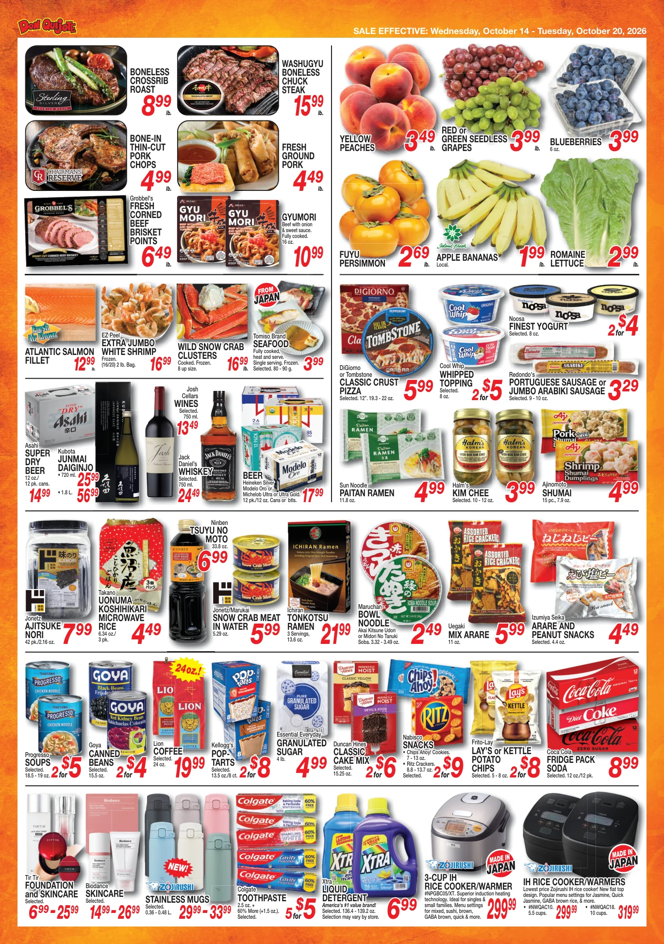 Don Quijote Hawaii Weekly Flyer Wed, Oct 14, 2026 - Tue, Oct 20, 2026 - Page 2
