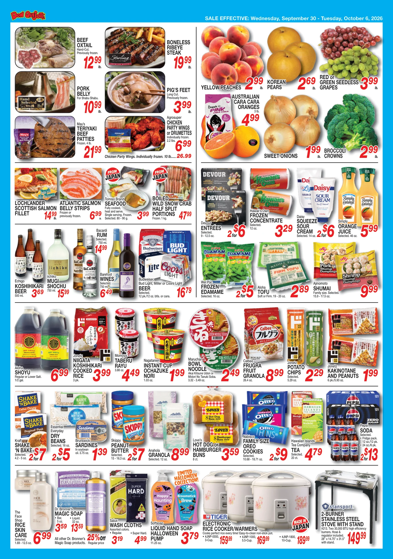 Don Quijote Hawaii Weekly Flyer Wed, Sep 30, 2026 - Tue, Oct 6, 2026 - Page 2