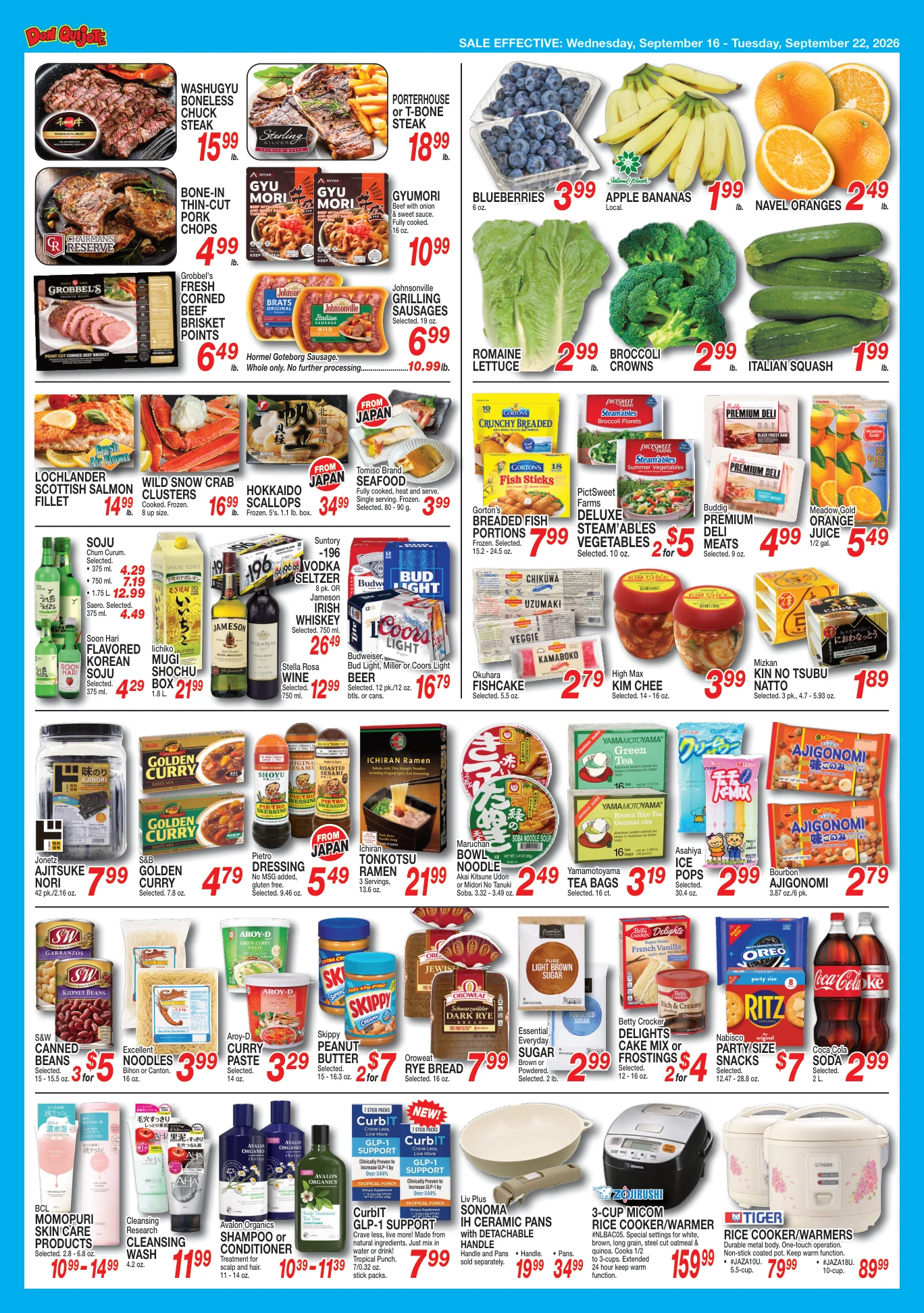 Don Quijote Hawaii Weekly Flyer Wed, Sep 16, 2026 - Tue, Sep 22, 2026 - Page 2