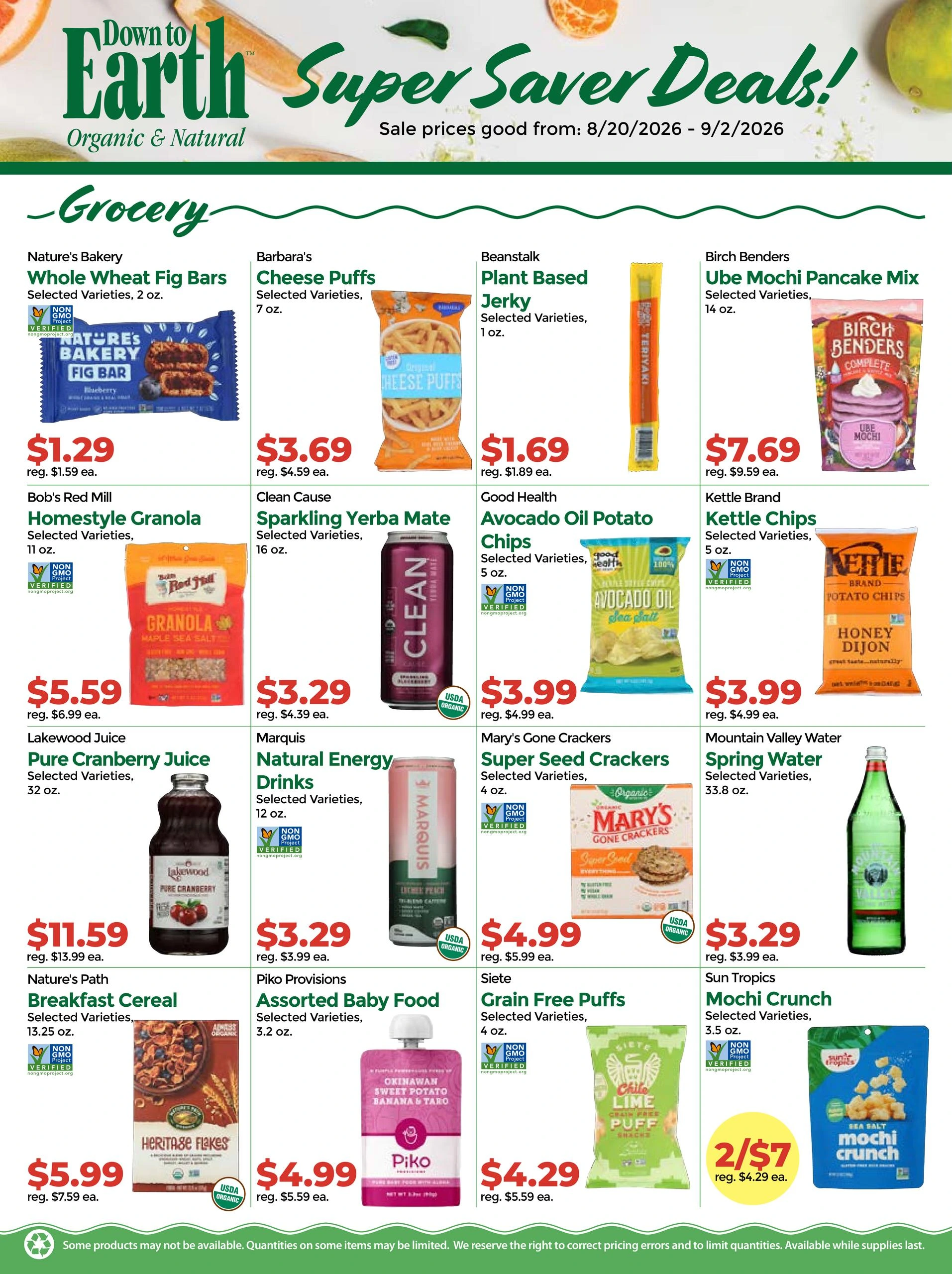 Down to Earth Organic & Natural Indexed Monthly - Page 1