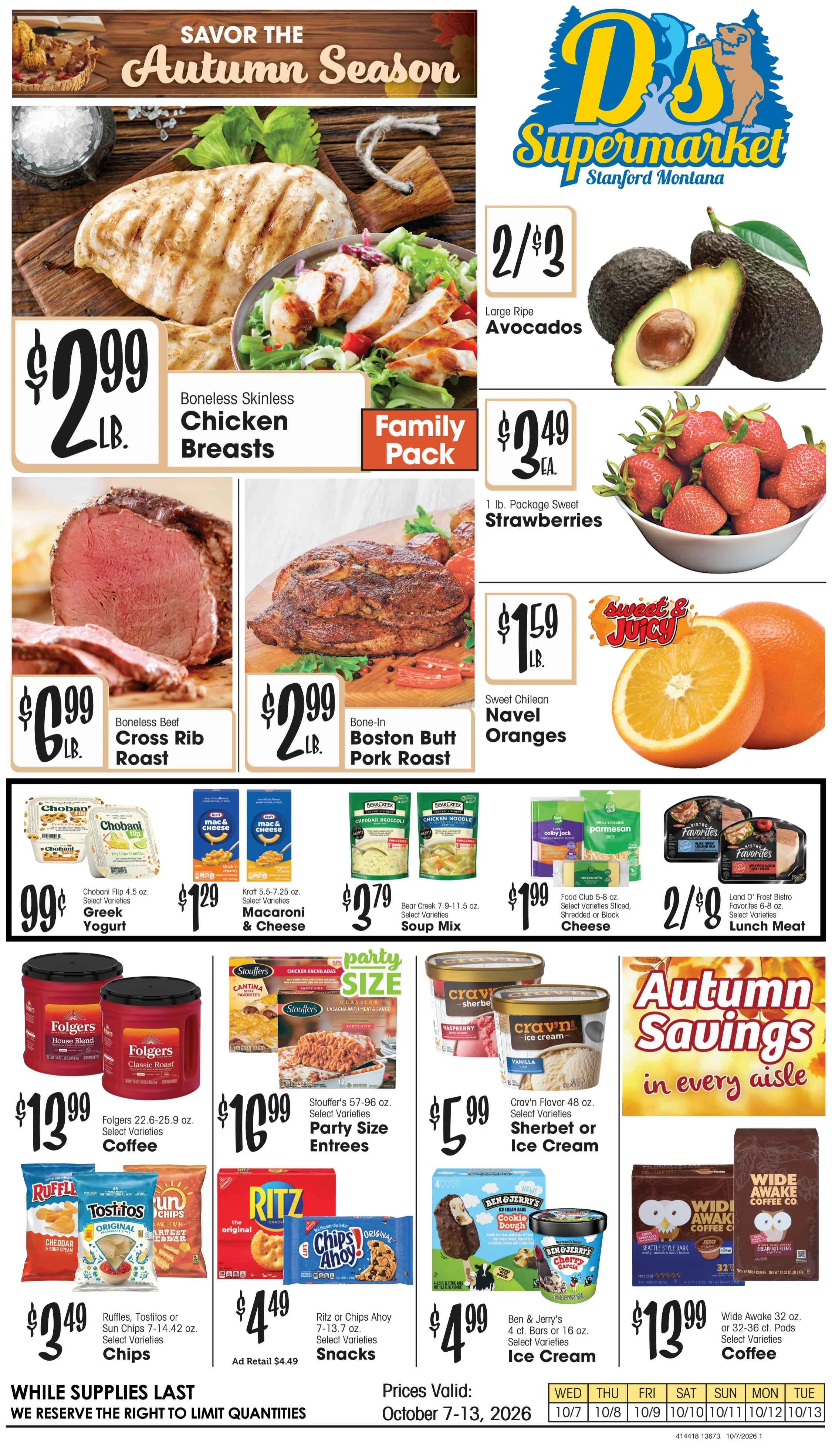 D's Supermarket PAG D LORI'S 4pg Base1 - PAG D - October 07, 2026 - Page 1