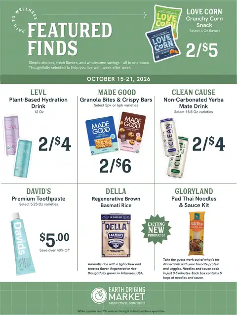 Earth Origins Market