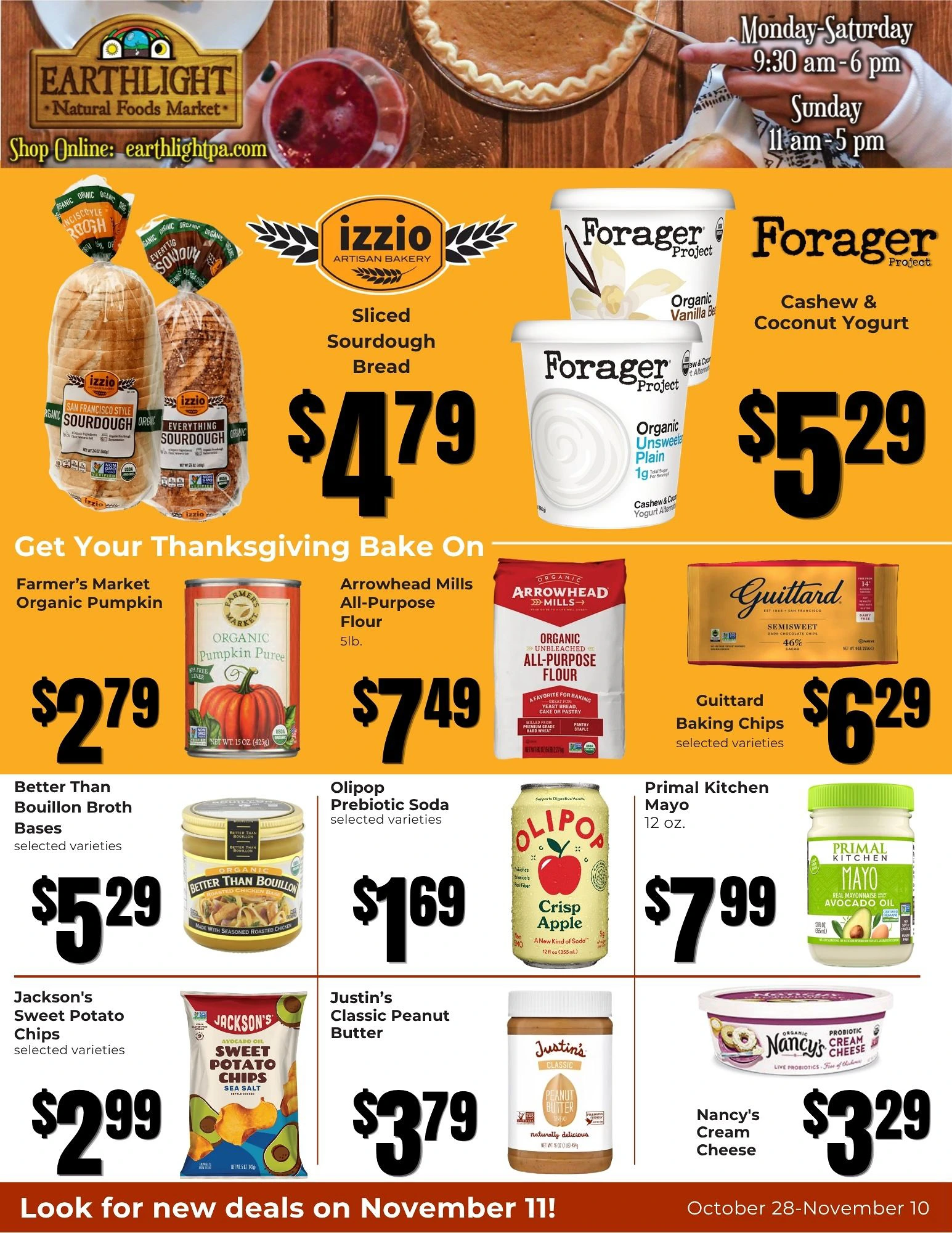 Earthlight Natural Foods - Stroudsburg Monthly Flyer - Page 1