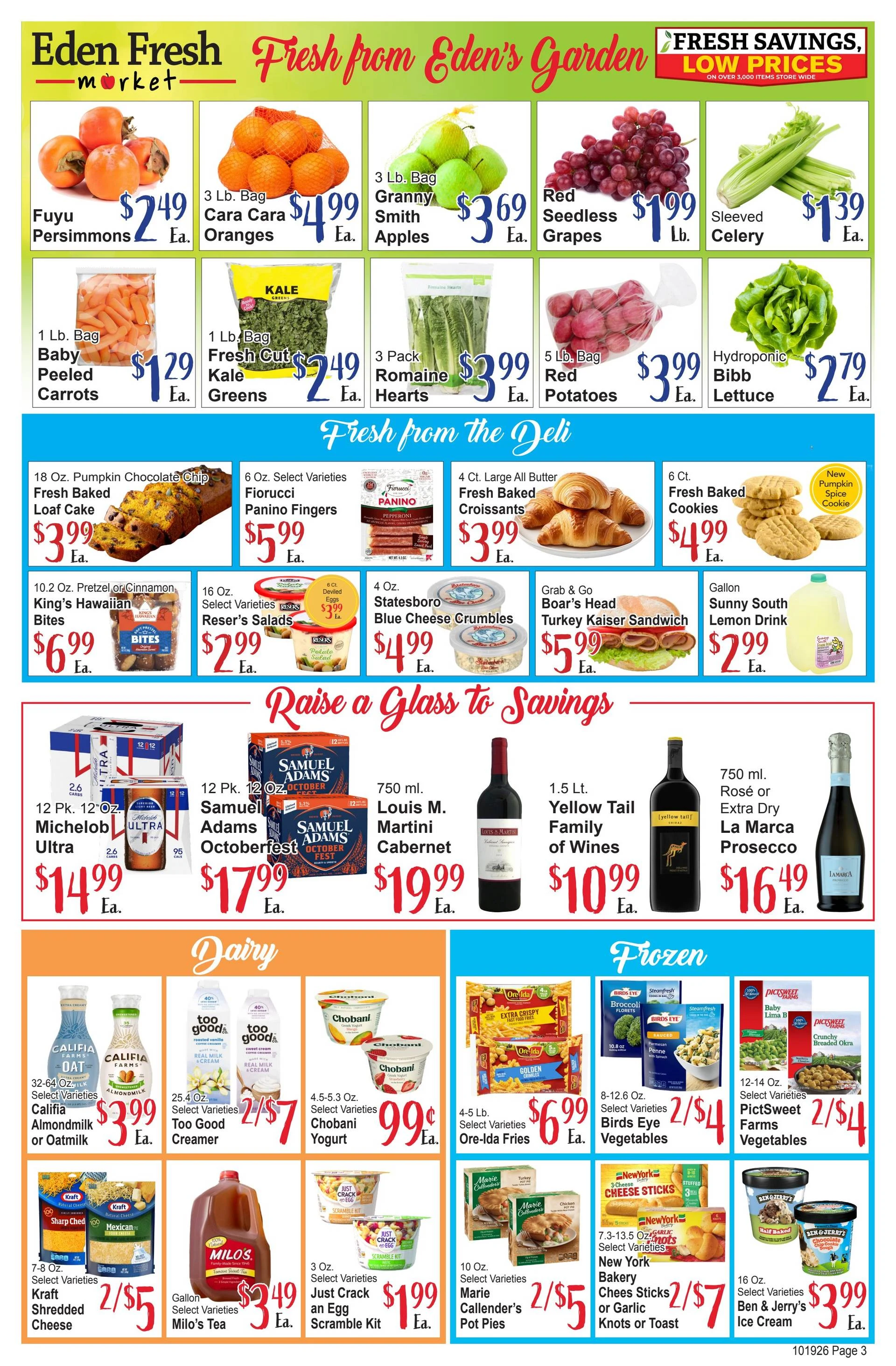 Eden Fresh Market Weekly Ad 10/19/2026 - 10/25/2026 - Page 3