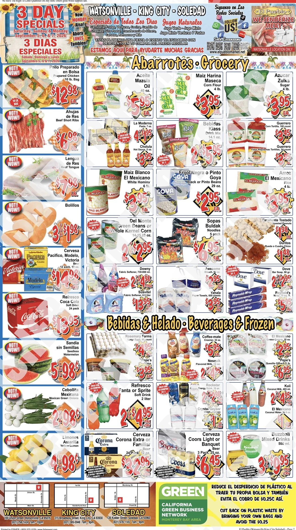 El Pueblo Market Weekly Ad - Page 2