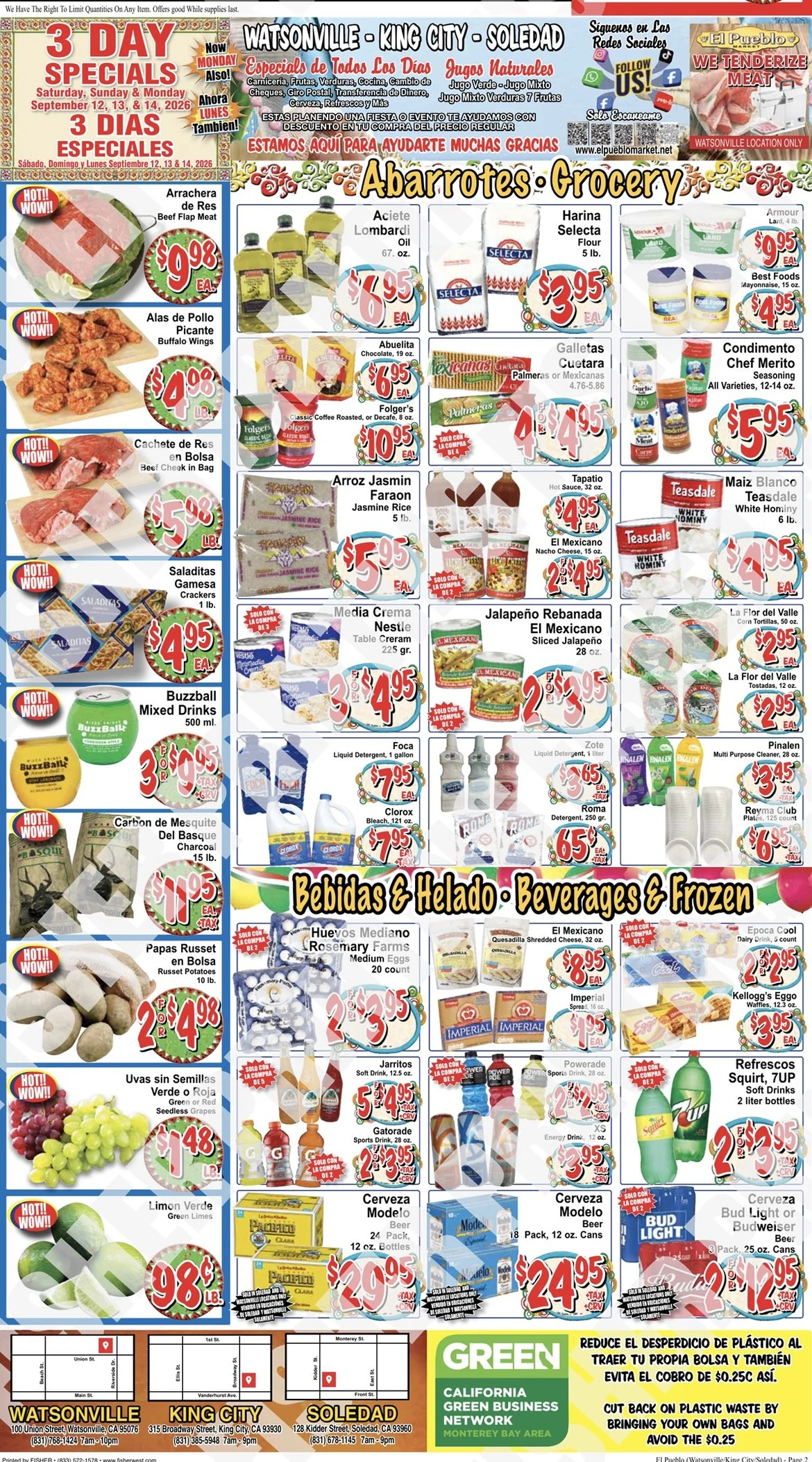 El Pueblo Market Weekly Ad - Page 2