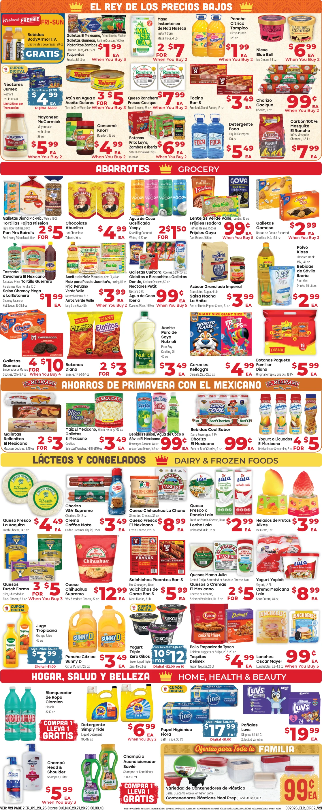 El Rancho Weekly Ad Sep 23rd to Sep 29th - Page 2