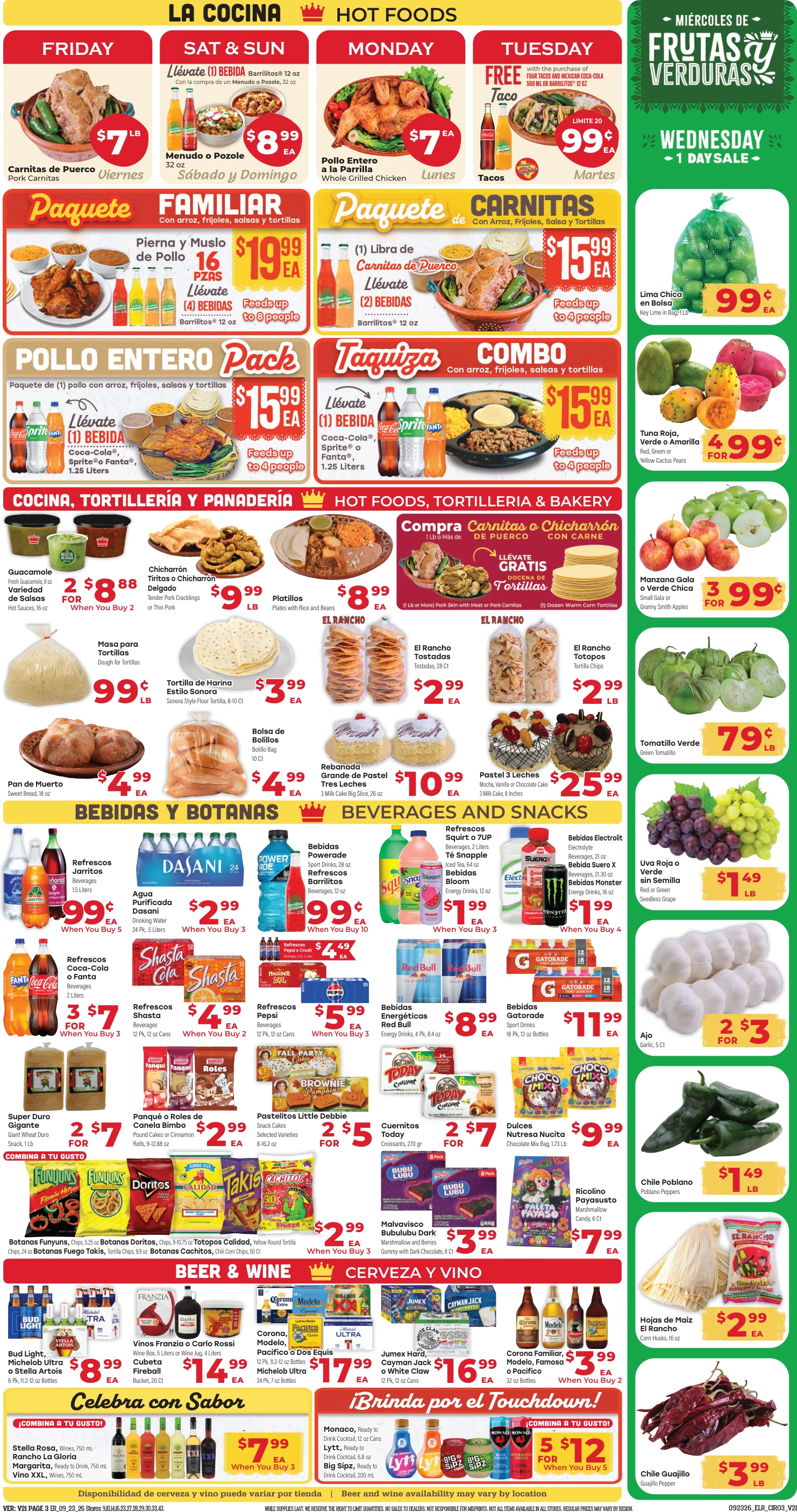 El Rancho Weekly Ad Sep 23rd to Sep 29th - Page 3