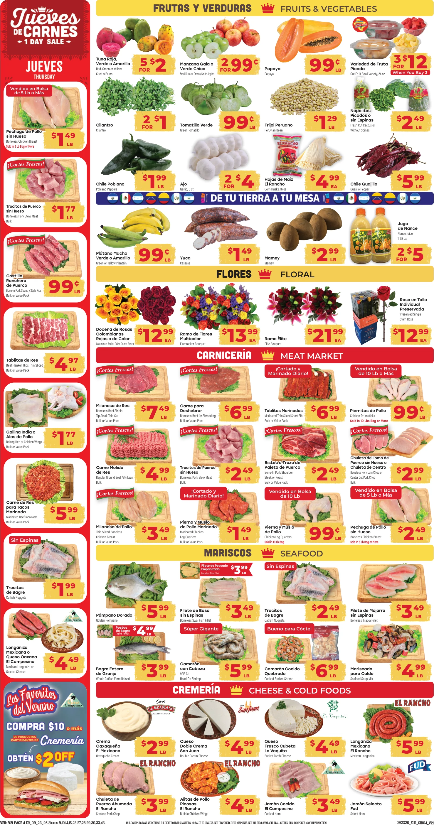 El Rancho Weekly Ad Sep 23rd to Sep 29th - Page 4