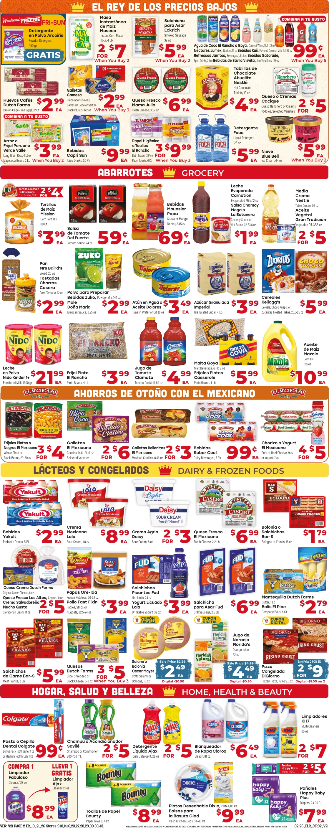 El Rancho Weekly Ad Oct 21st to Oct 27th - Page 2