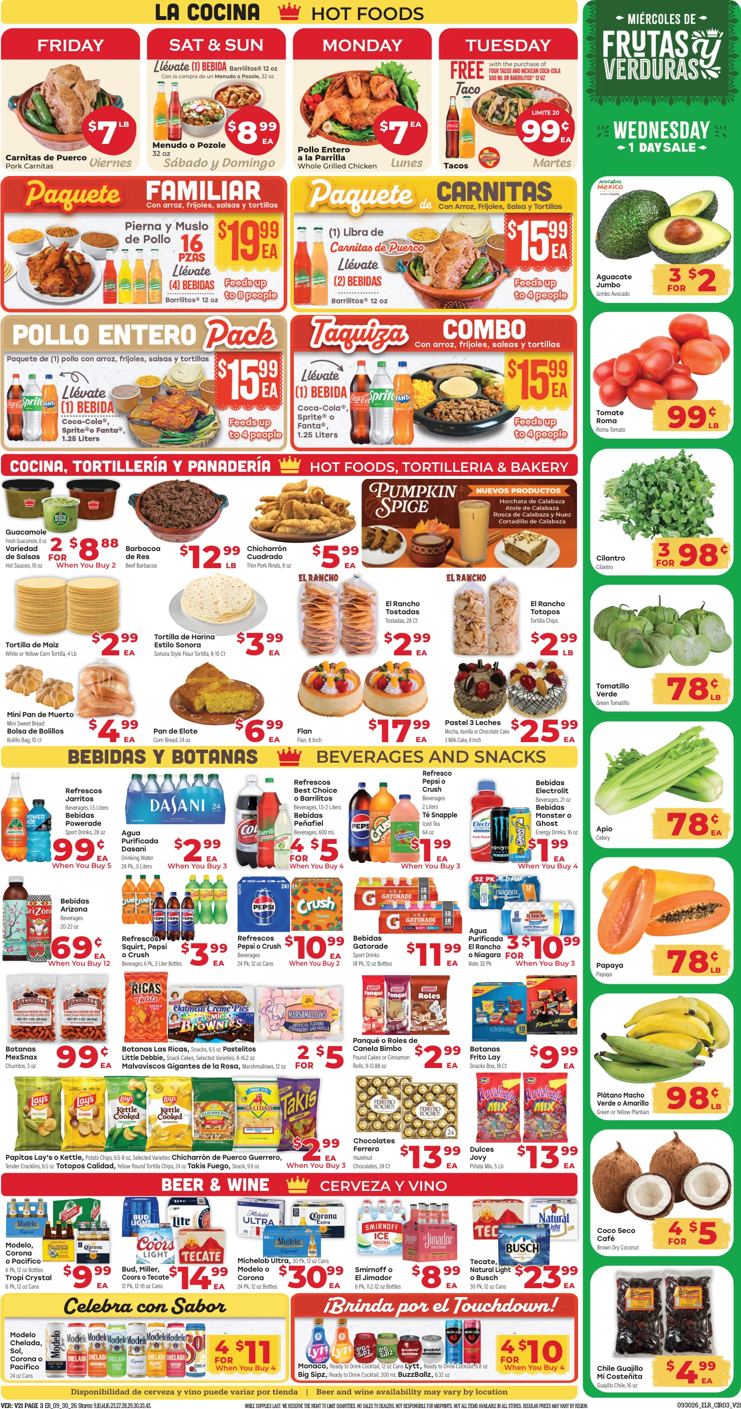 El Rancho Weekly Ad Sep 30th to Oct 06th - Page 3