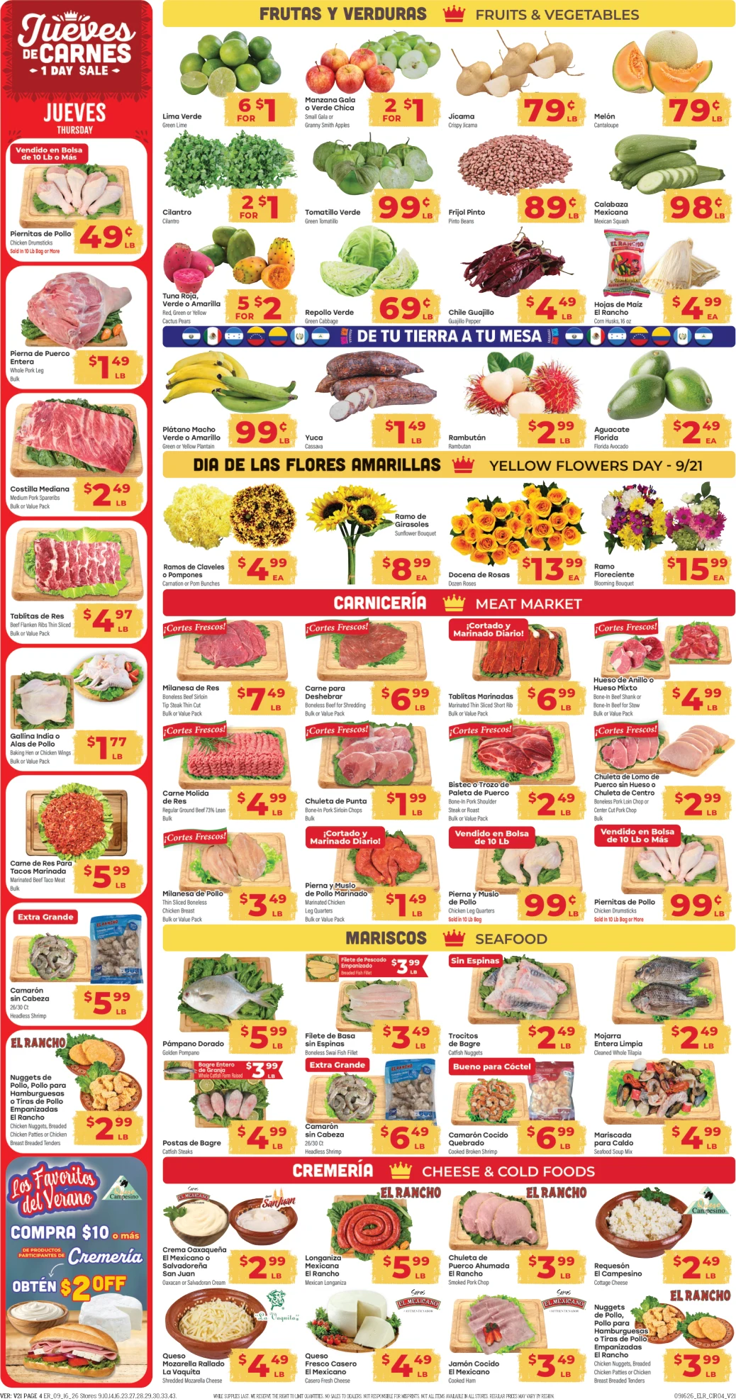 El Rancho Weekly Ad Sep 16th to Sep 22nd - Page 4