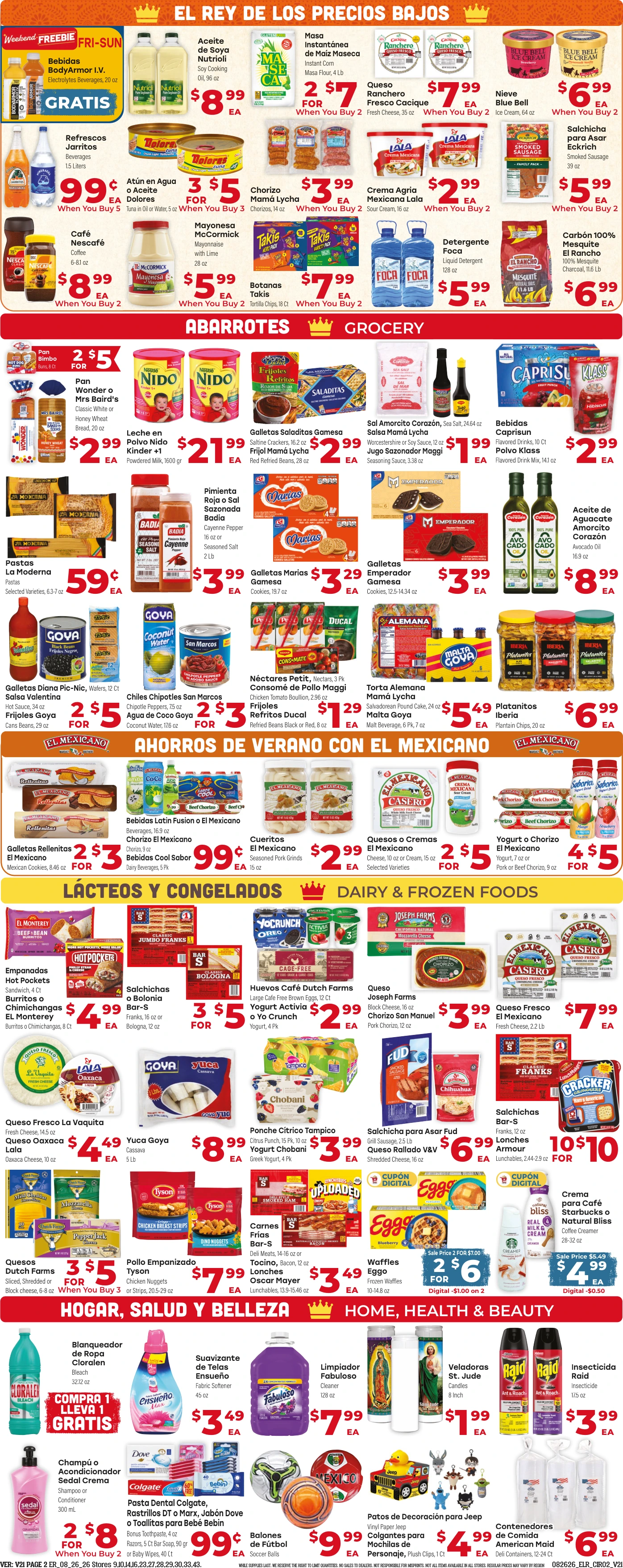 El Rancho Weekly Ad Aug 26th to Sep 1st - Page 2