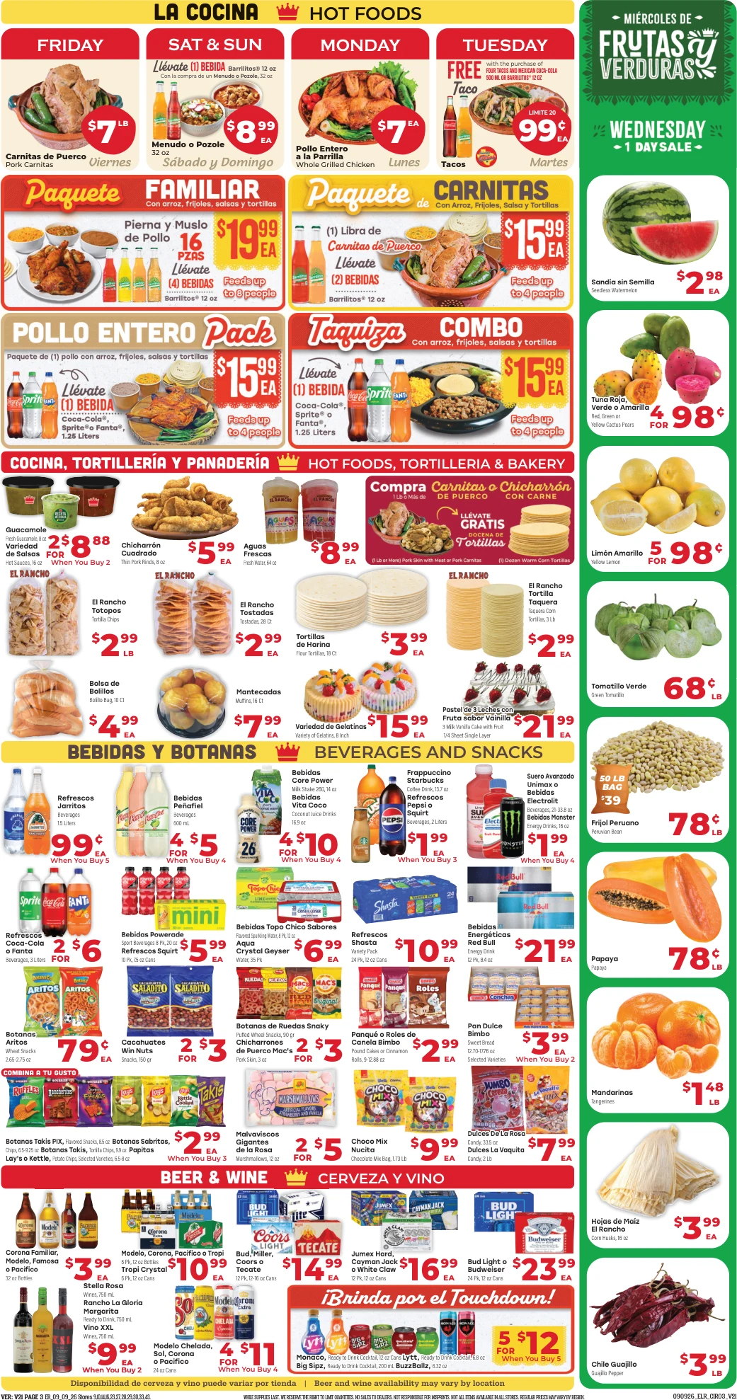 El Rancho Weekly Ad Sep 09th to Sep 15th - Page 3