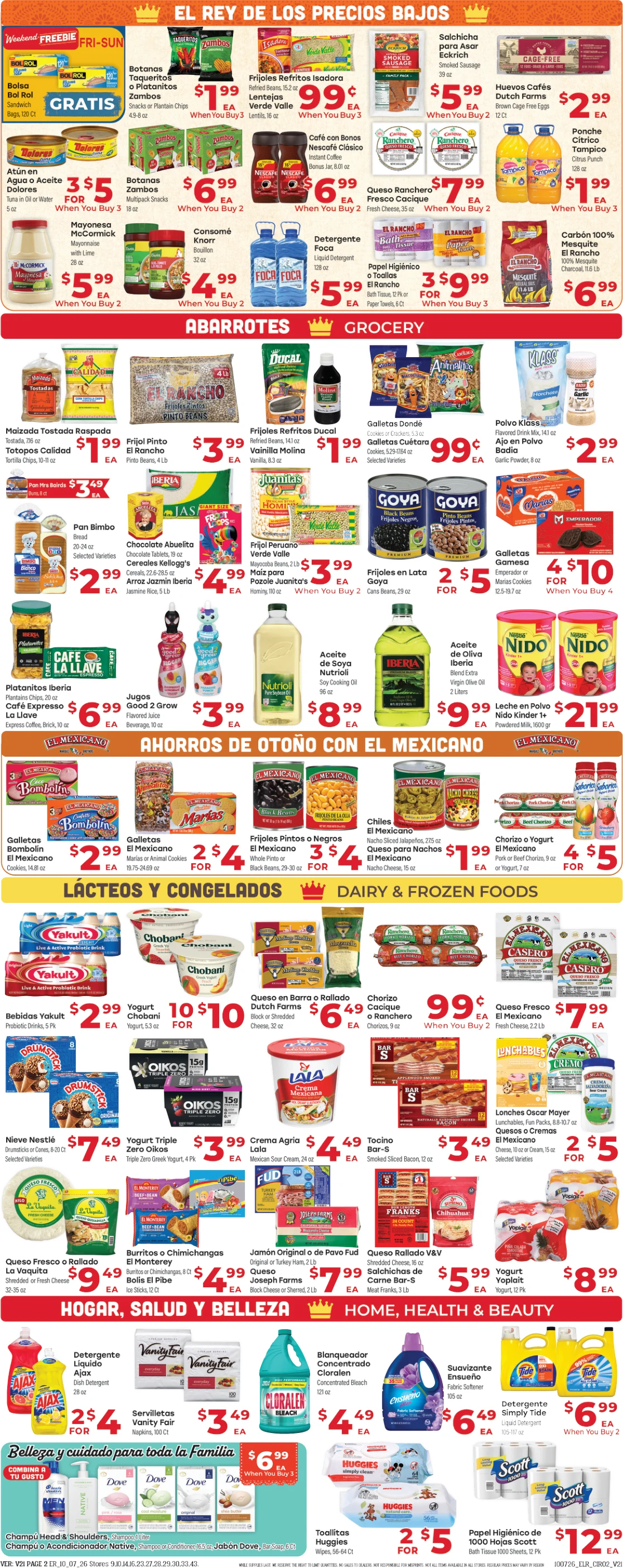 El Rancho Weekly Ad Oct 07th to Oct 13th - Page 2