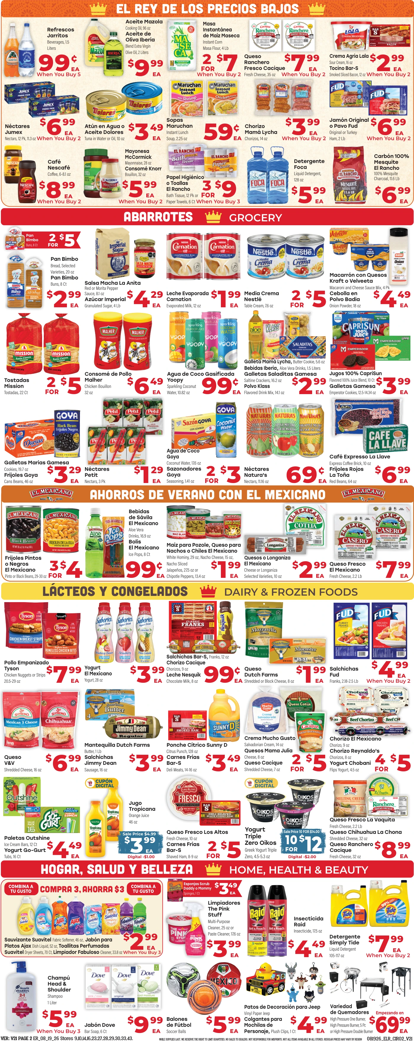 El Rancho Weekly Ad Aug 19th to Aug 25th - Page 2