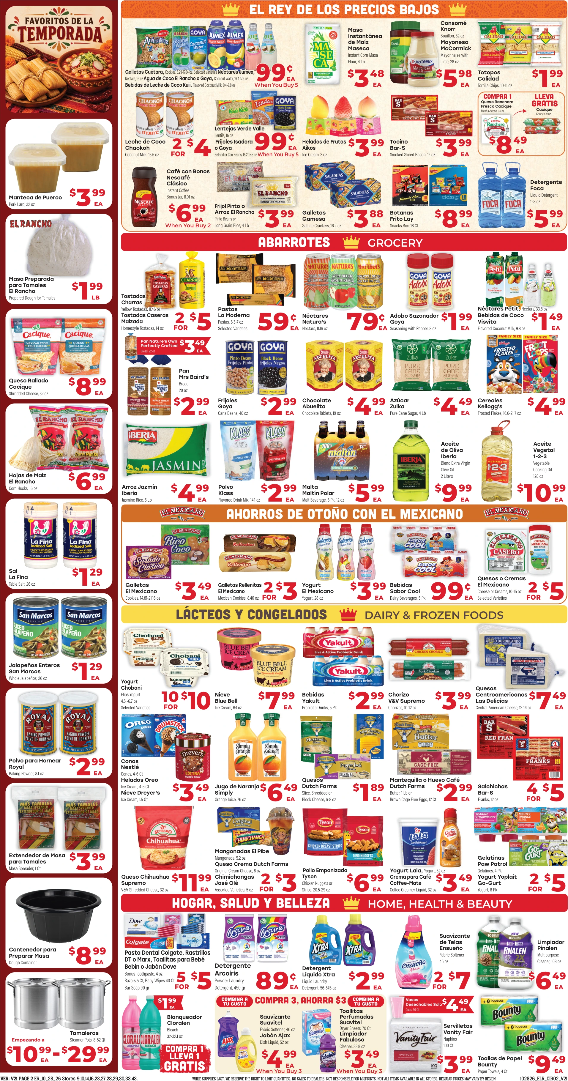 El Rancho Weekly Ad Oct 28th to Nov 03rd - Page 2