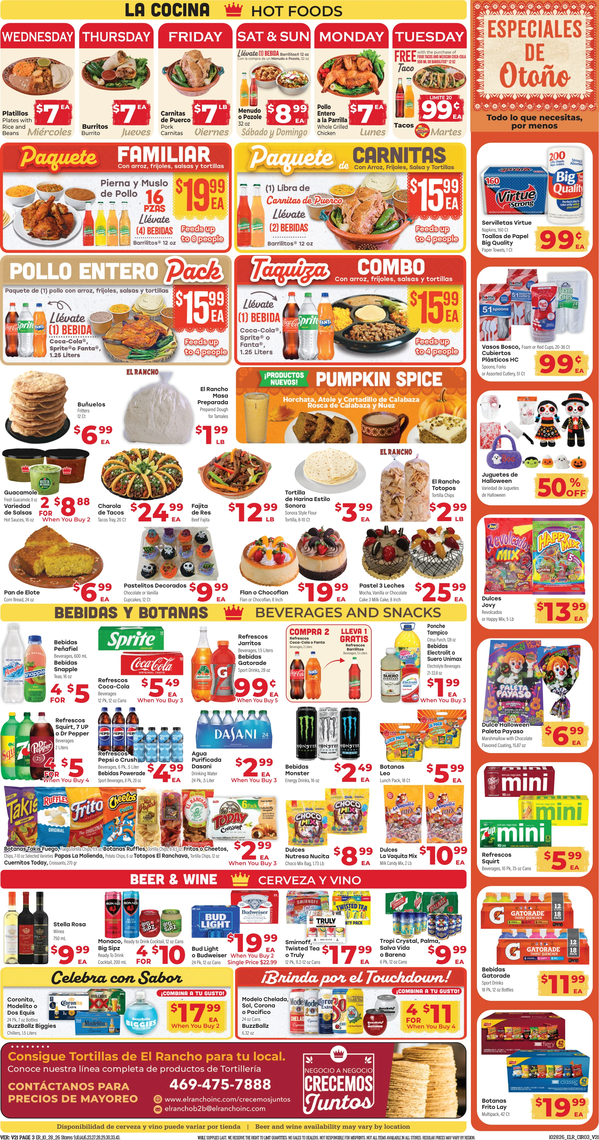 El Rancho Weekly Ad Oct 28th to Nov 03rd - Page 3