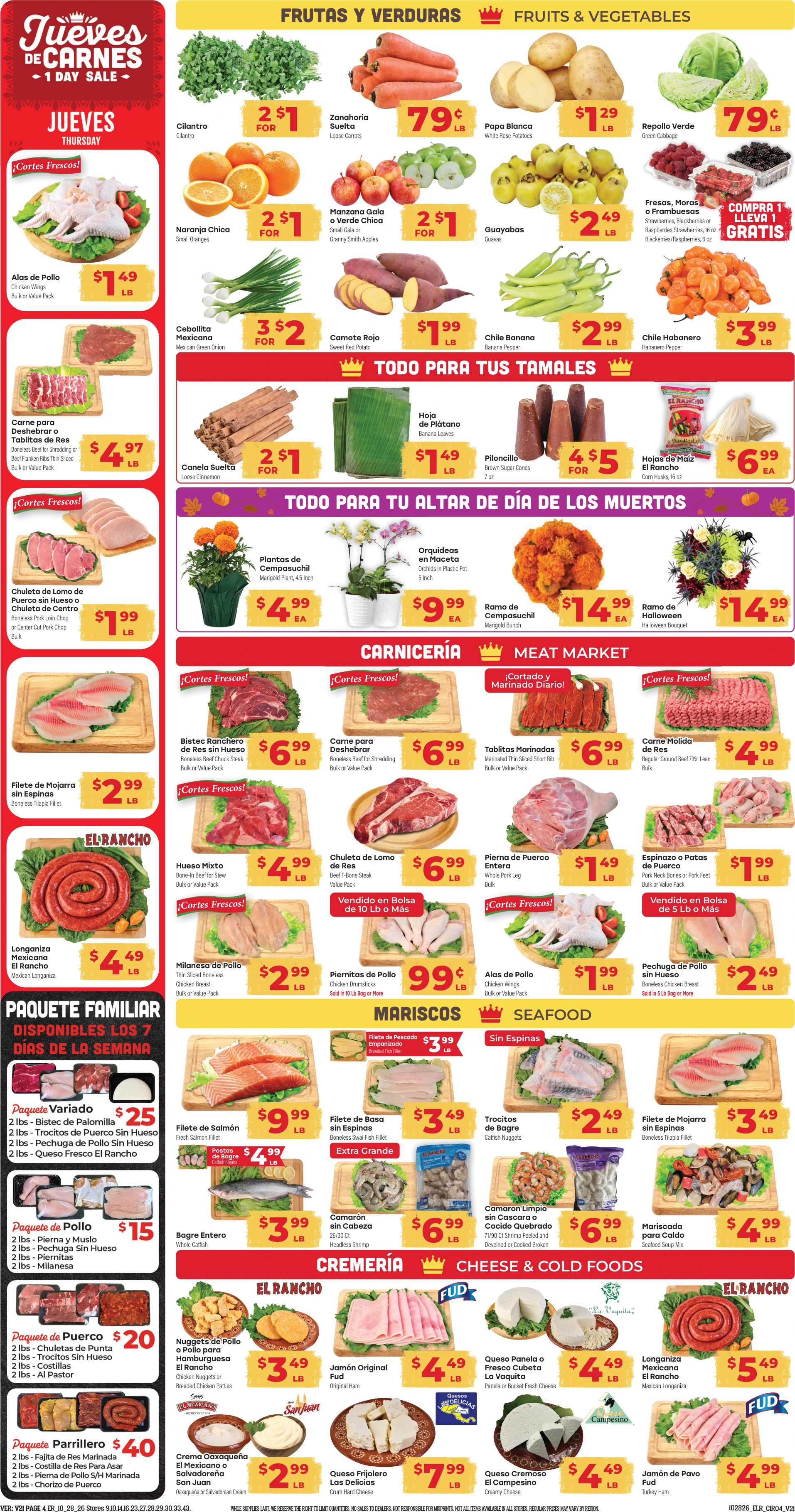 El Rancho Weekly Ad Oct 28th to Nov 03rd - Page 4