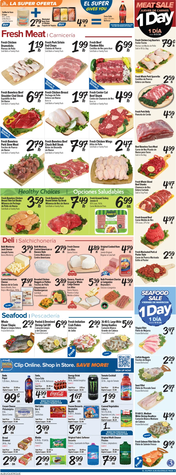El Super Albuquerque Weekly Ad Savings (09/02/26 - 09/08/26) - Page 3