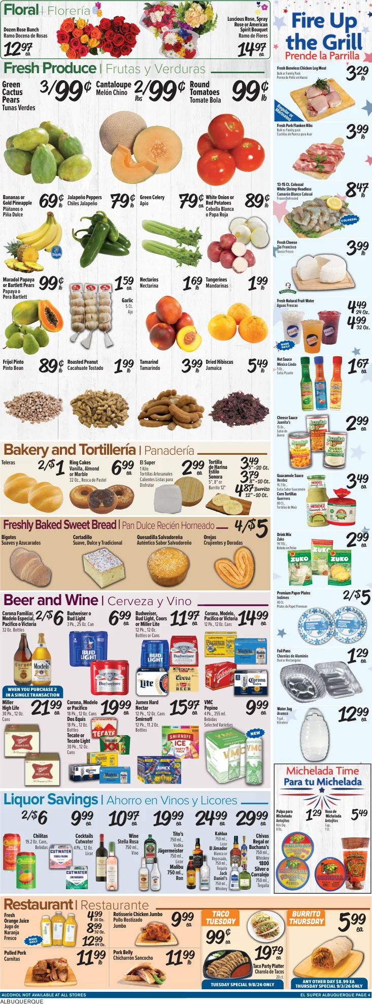 El Super Albuquerque Weekly Ad Savings (09/02/26 - 09/08/26) - Page 4