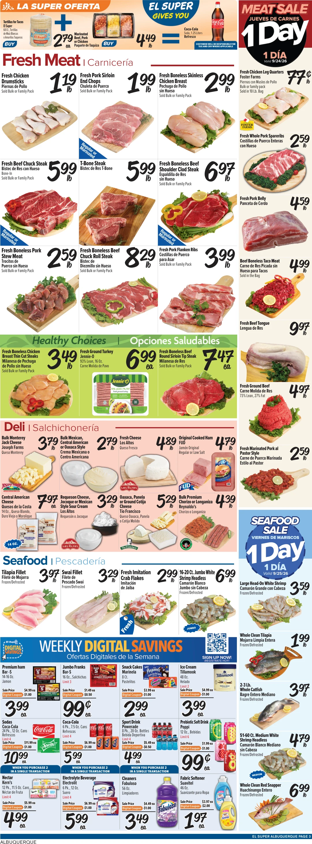 El Super Albuquerque Weekly Ad Savings (09/23/26 - 09/29/26) - Page 3
