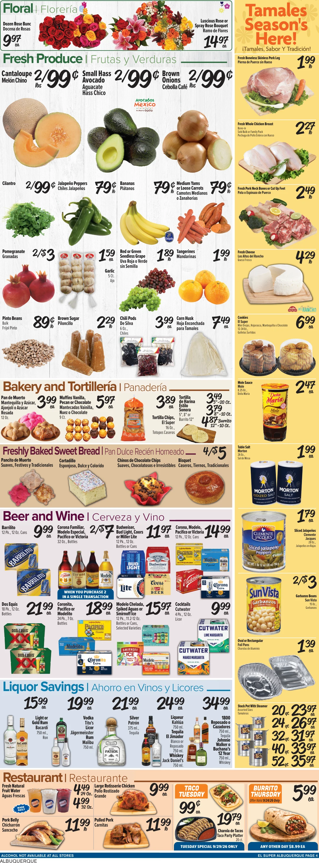 El Super Albuquerque Weekly Ad Savings (09/23/26 - 09/29/26) - Page 4