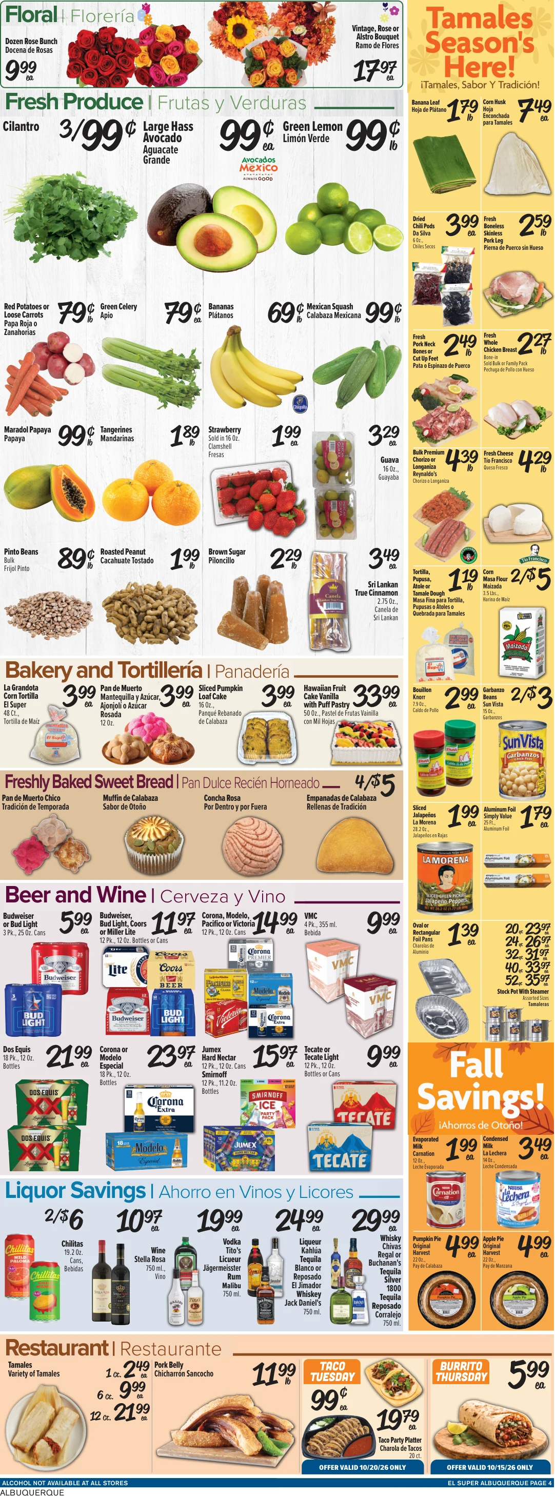 El Super Albuquerque Weekly Ad Savings (10/14/26 - 10/20/26) - Page 4