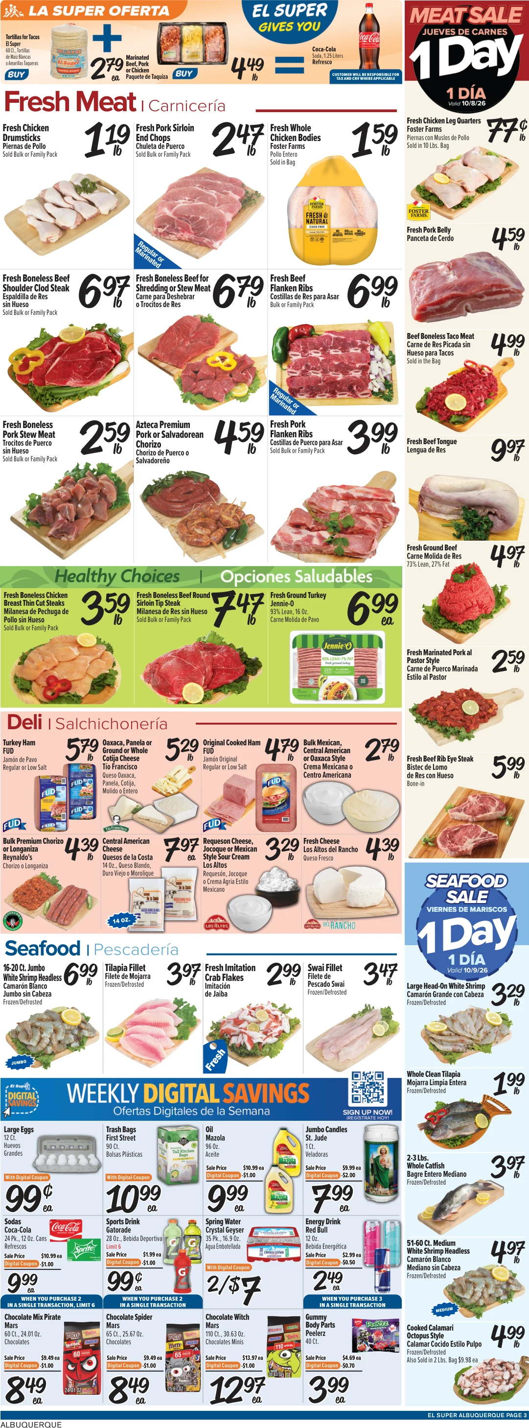 El Super Albuquerque Weekly Ad Savings (10/07/26 - 10/13/26) - Page 3