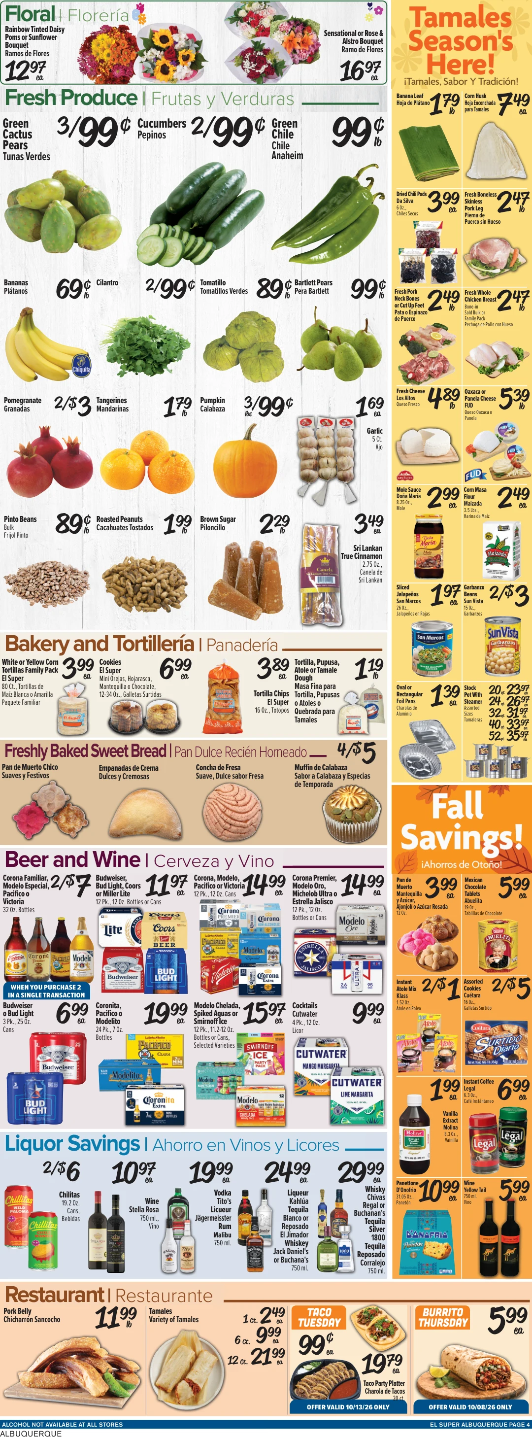 El Super Albuquerque Weekly Ad Savings (10/07/26 - 10/13/26) - Page 4