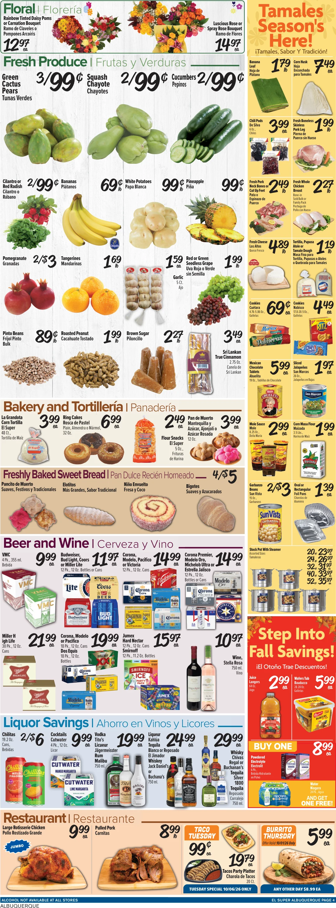 El Super Albuquerque Weekly Ad Savings (09/30/26 - 10/06/26) - Page 4