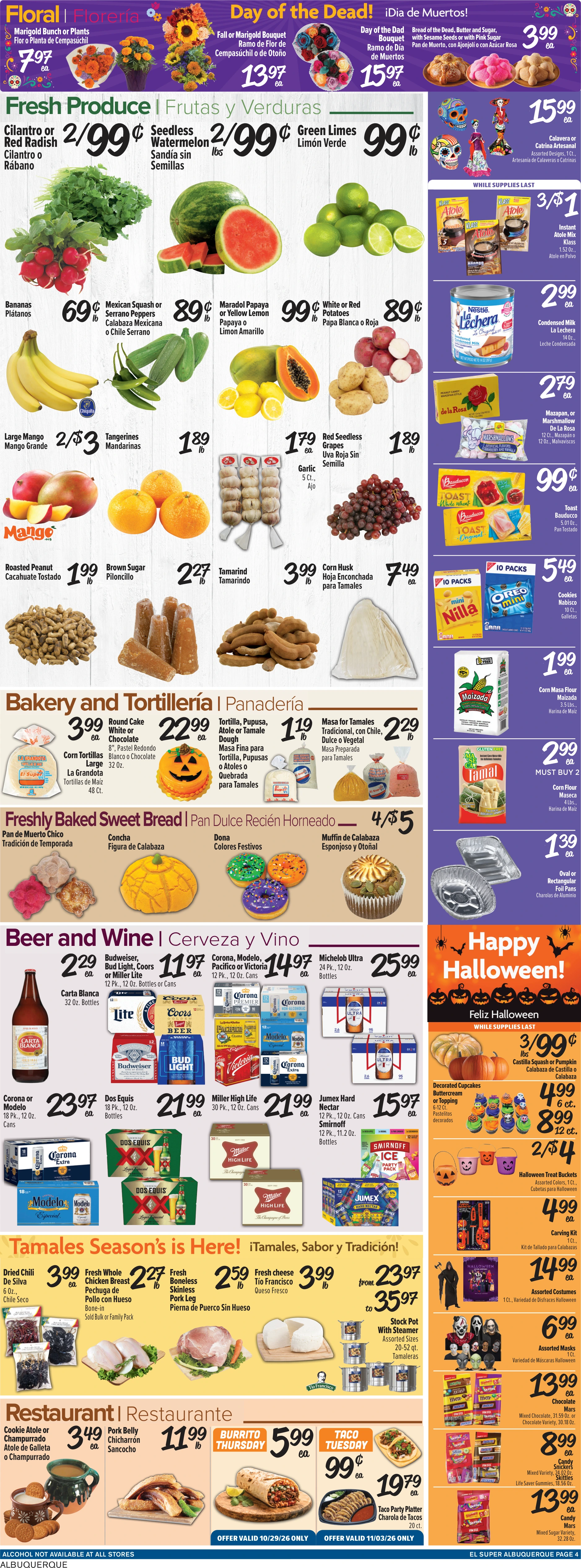 El Super Albuquerque Weekly Ad Savings (10/28/26 - 11/03/26) - Page 4
