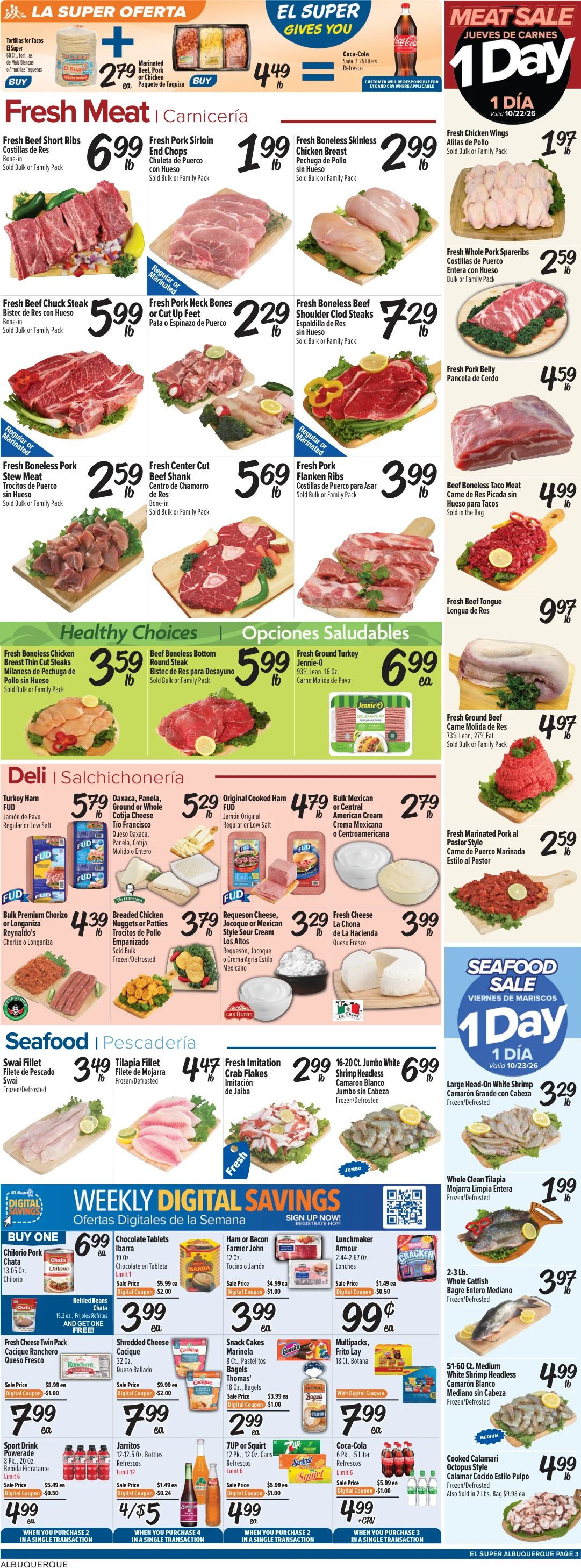 El Super Albuquerque Weekly Ad Savings (10/21/26 - 10/27/26) - Page 3