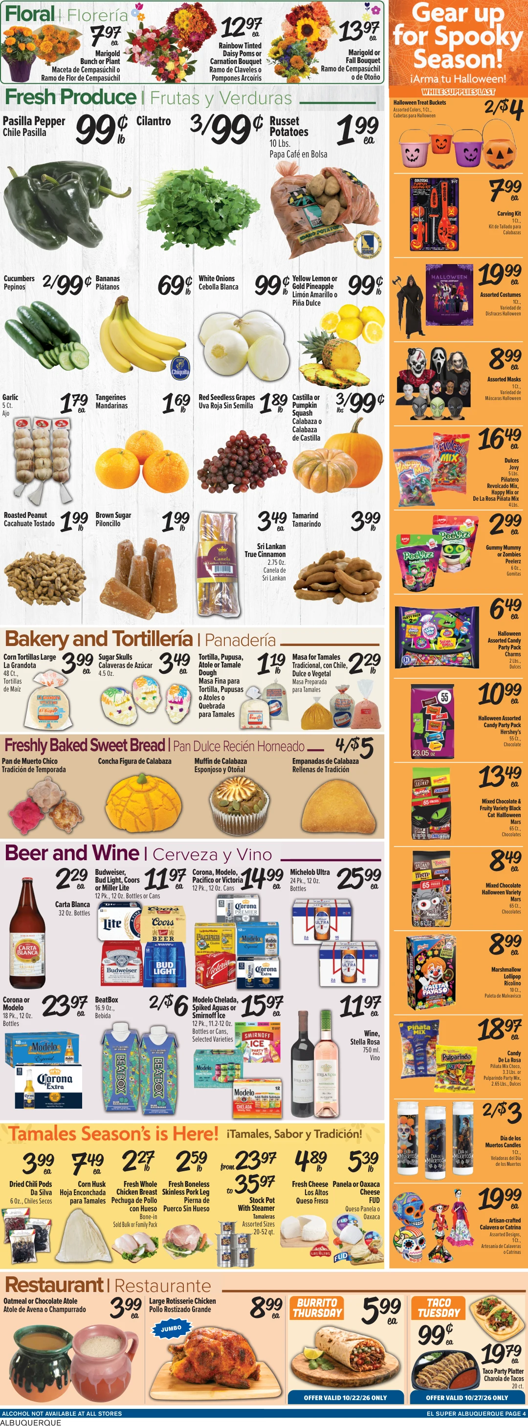 El Super Albuquerque Weekly Ad Savings (10/21/26 - 10/27/26) - Page 4