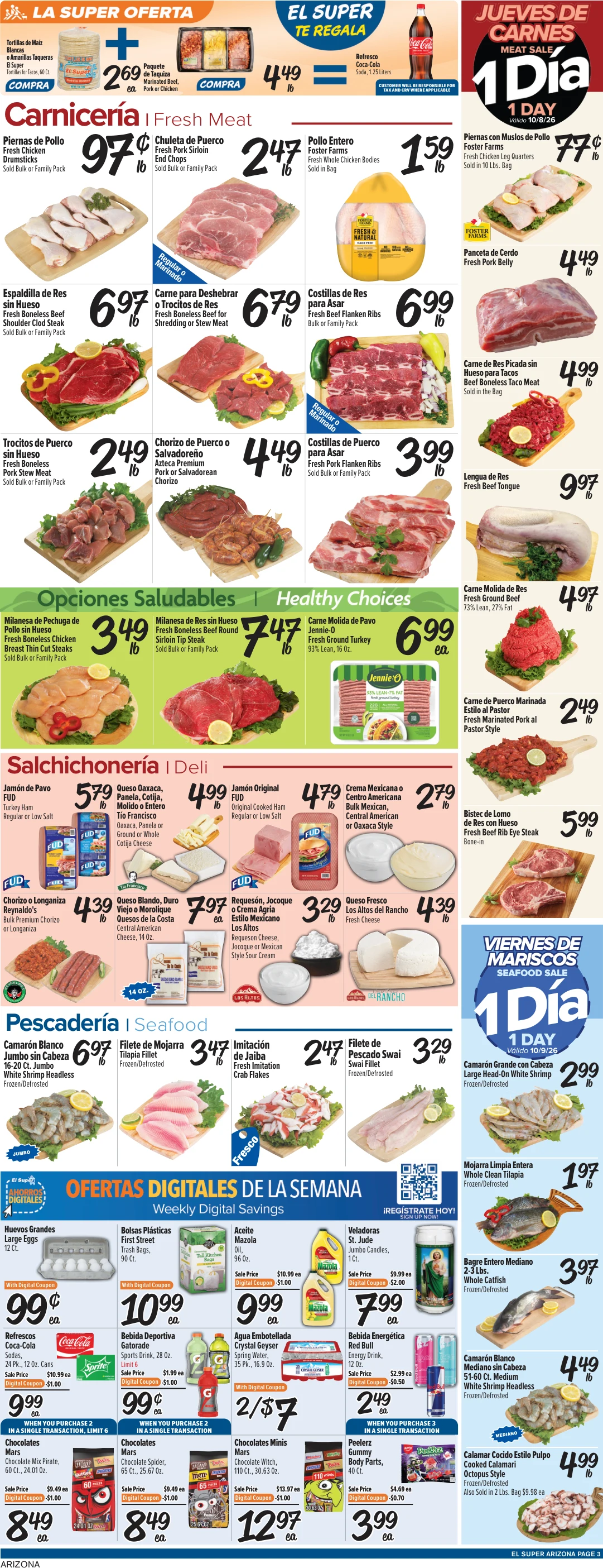 El Super Arizona Weekly Ad Savings (10/07/26 - 10/13/26) - Page 3