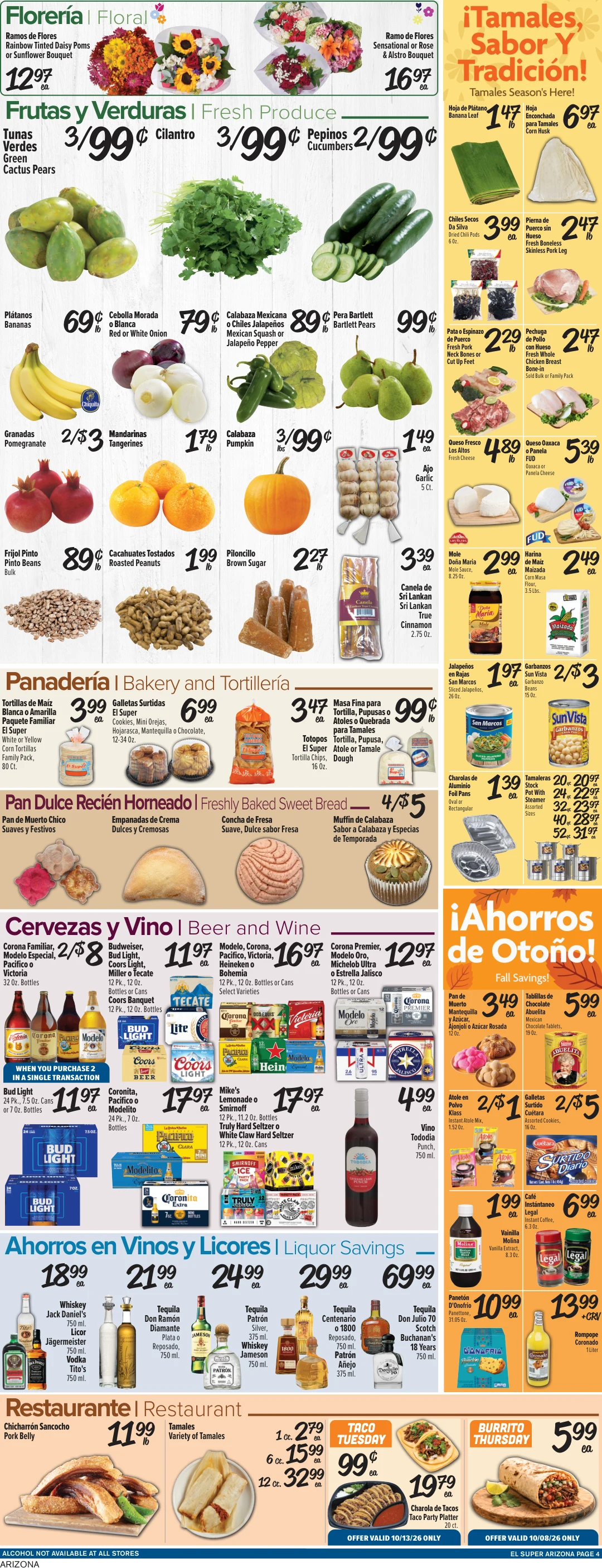 El Super Arizona Weekly Ad Savings (10/07/26 - 10/13/26) - Page 4