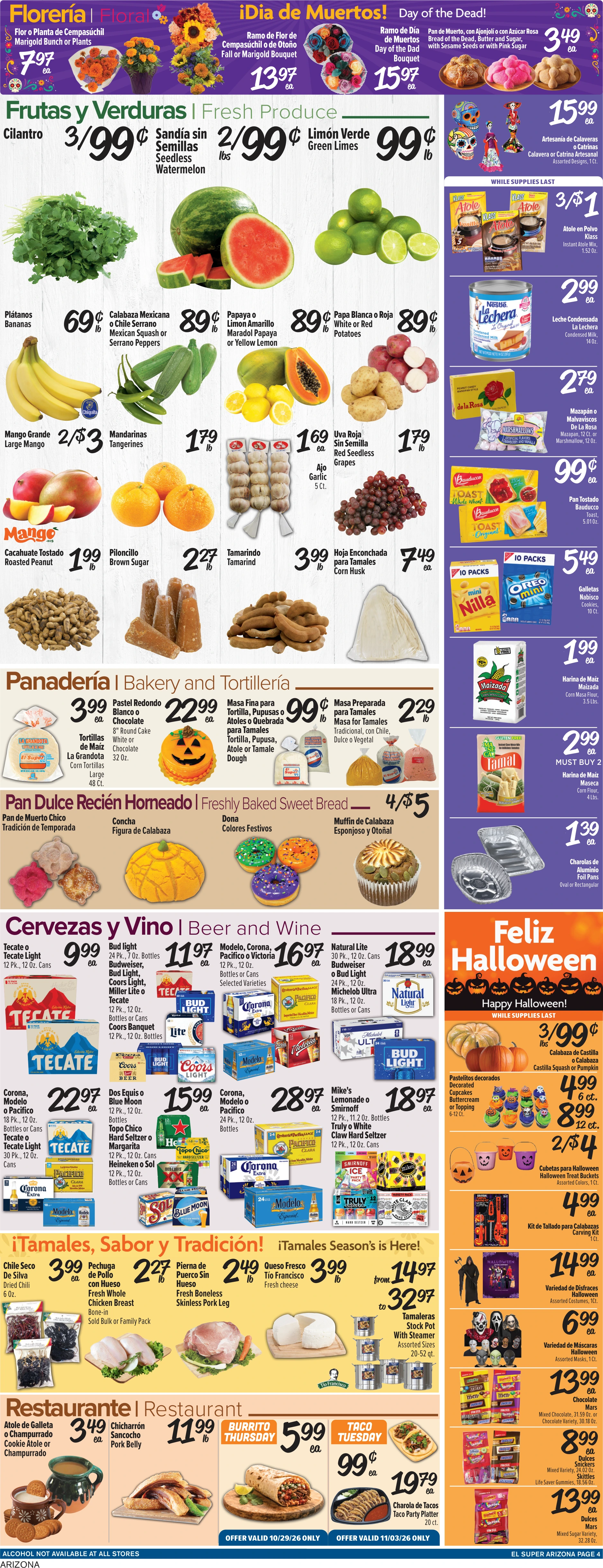 El Super Arizona Weekly Ad Savings (10/28/26 - 11/03/26) - Page 4