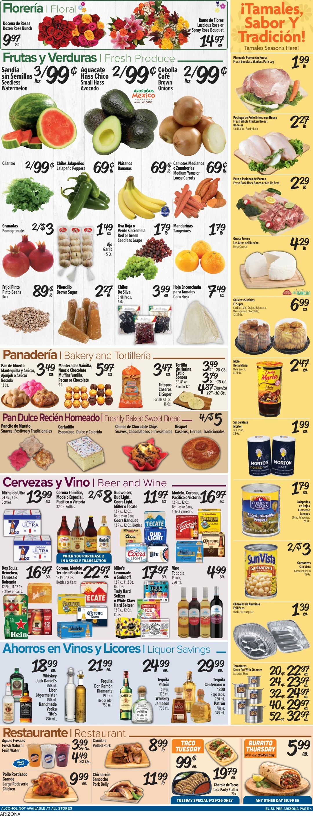 El Super Arizona Weekly Ad Savings (09/23/26 - 09/29/26) - Page 4