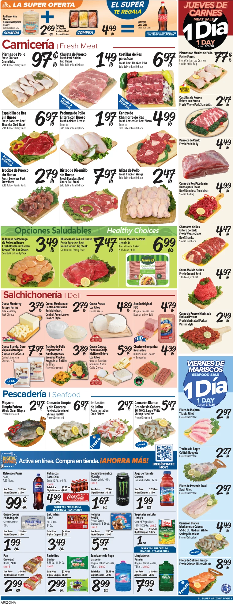 El Super Arizona Weekly Ad Savings (09/02/26 - 09/08/26) - Page 3