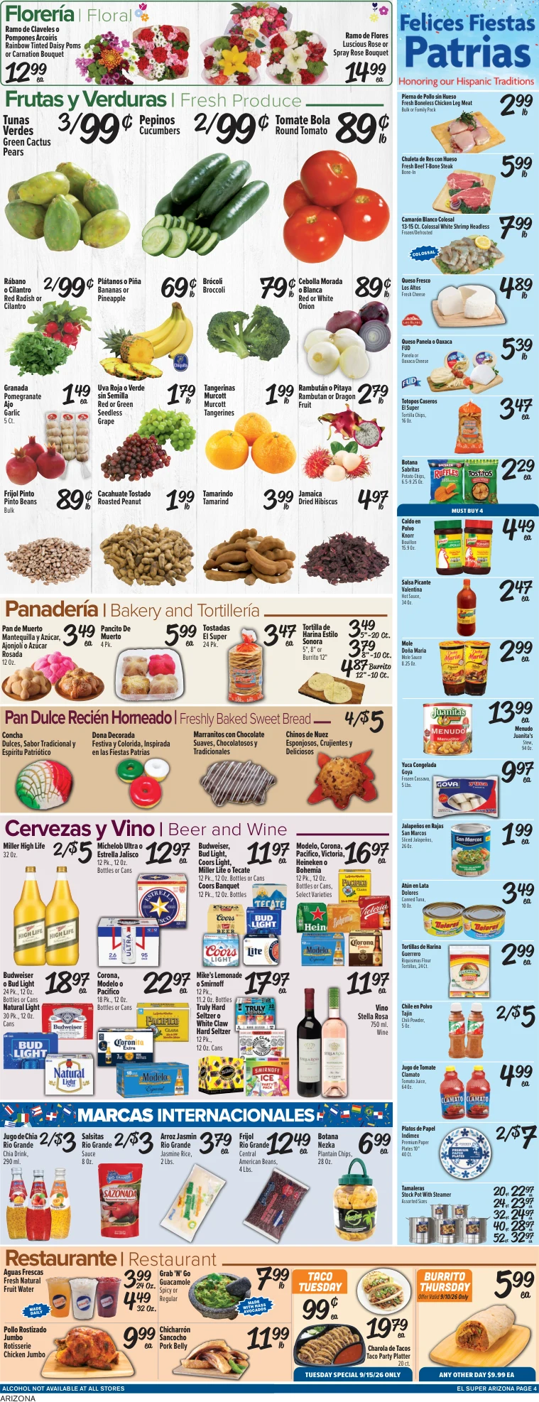 El Super Arizona Weekly Ad Savings (09/09/26 - 09/15/26) - Page 4