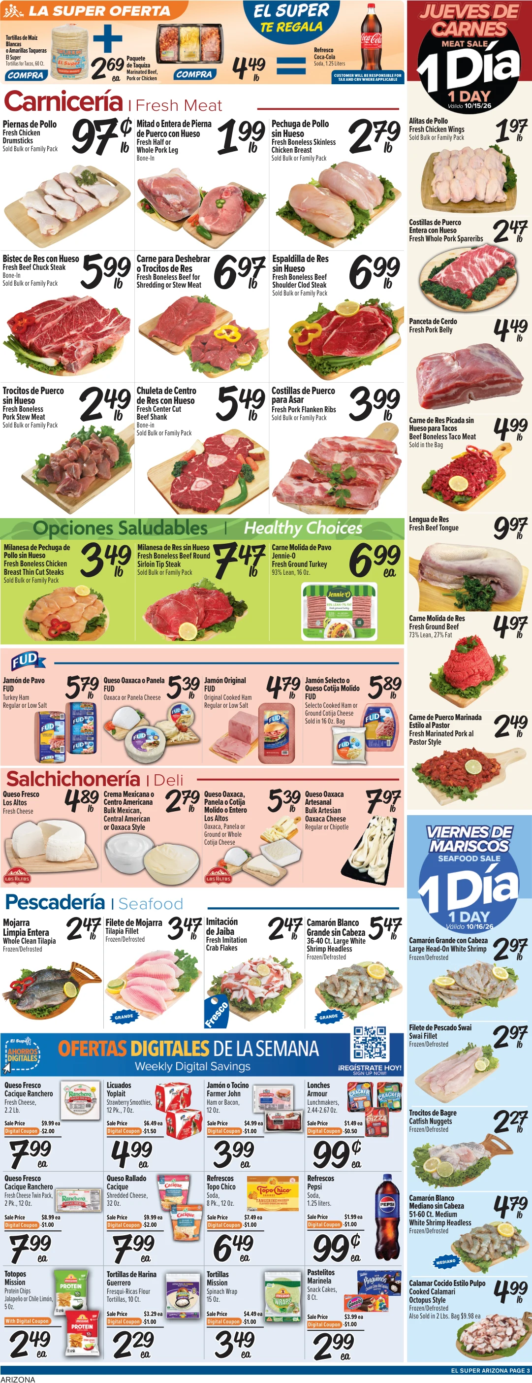 El Super Arizona Weekly Ad Savings (10/14/26 - 10/20/26) - Page 3