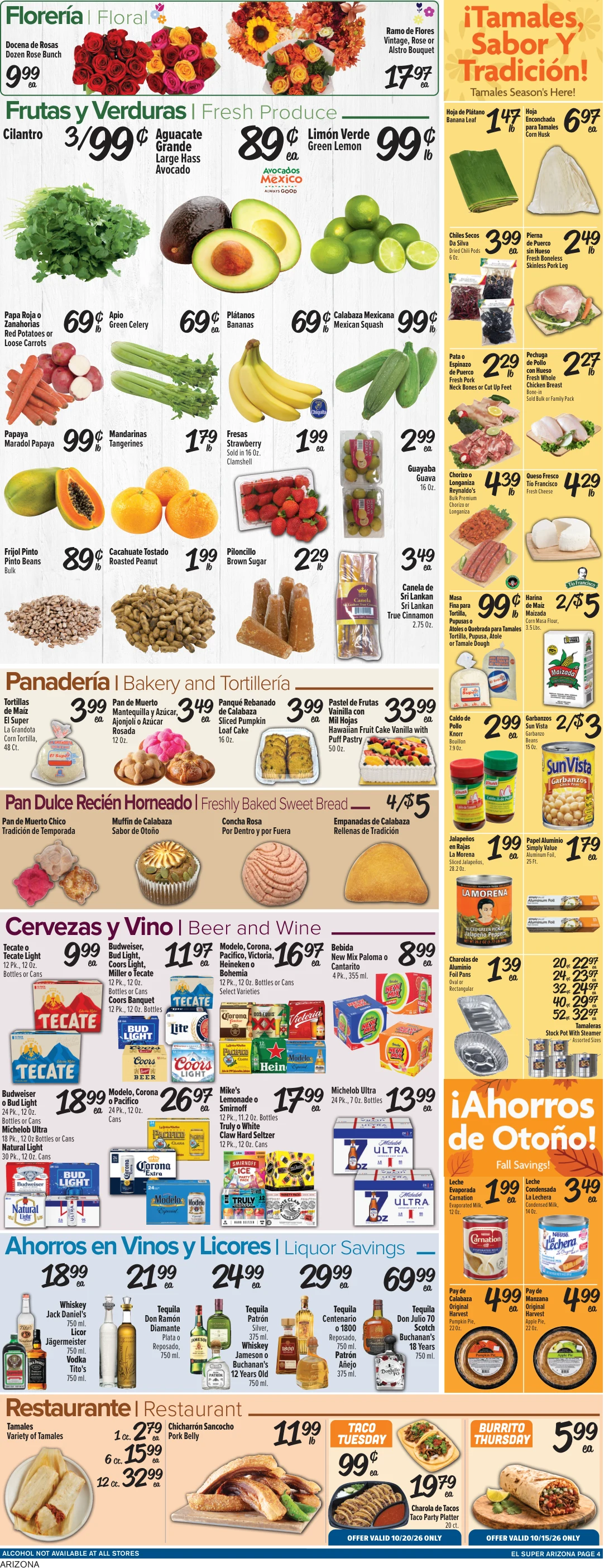 El Super Arizona Weekly Ad Savings (10/14/26 - 10/20/26) - Page 4