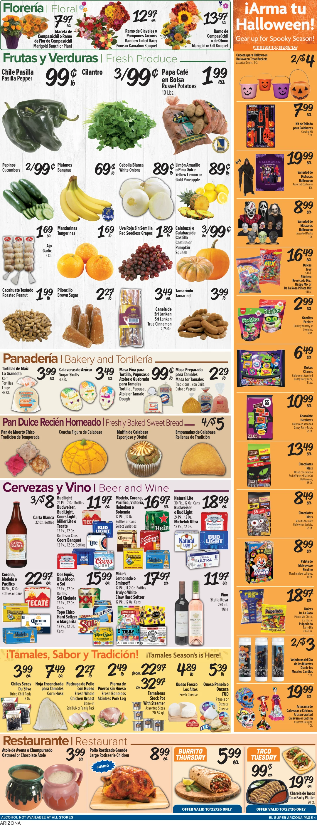 El Super Arizona Weekly Ad Savings (10/21/26 - 10/27/26) - Page 4