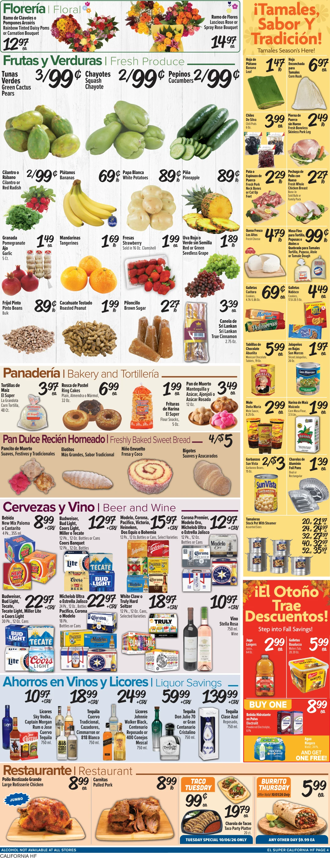 El Super California HF Weekly Ad Savings (09/30/26 - 10/06/26) - Page 4