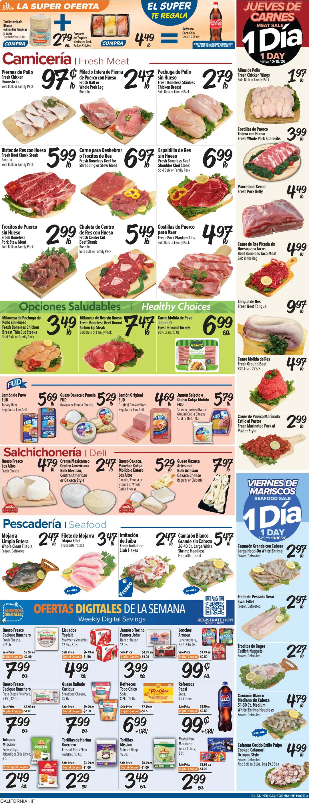 El Super California HF Weekly Ad Savings (10/14/26 - 10/20/26) - Page 3