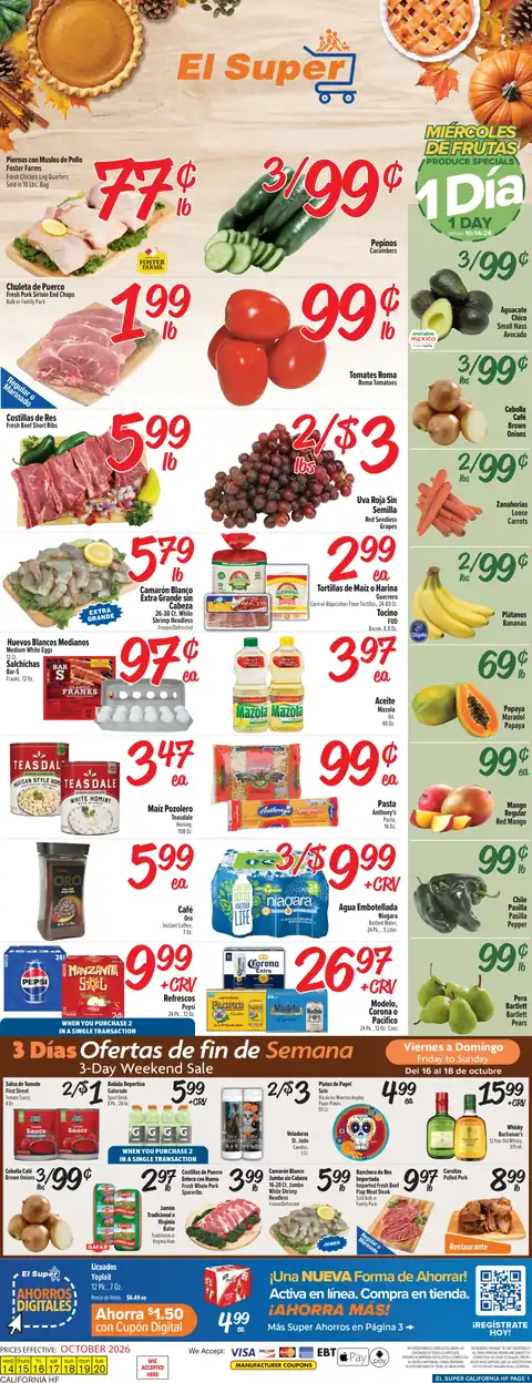 Weekly Ad Savings (10/14/26 - 10/20/26)