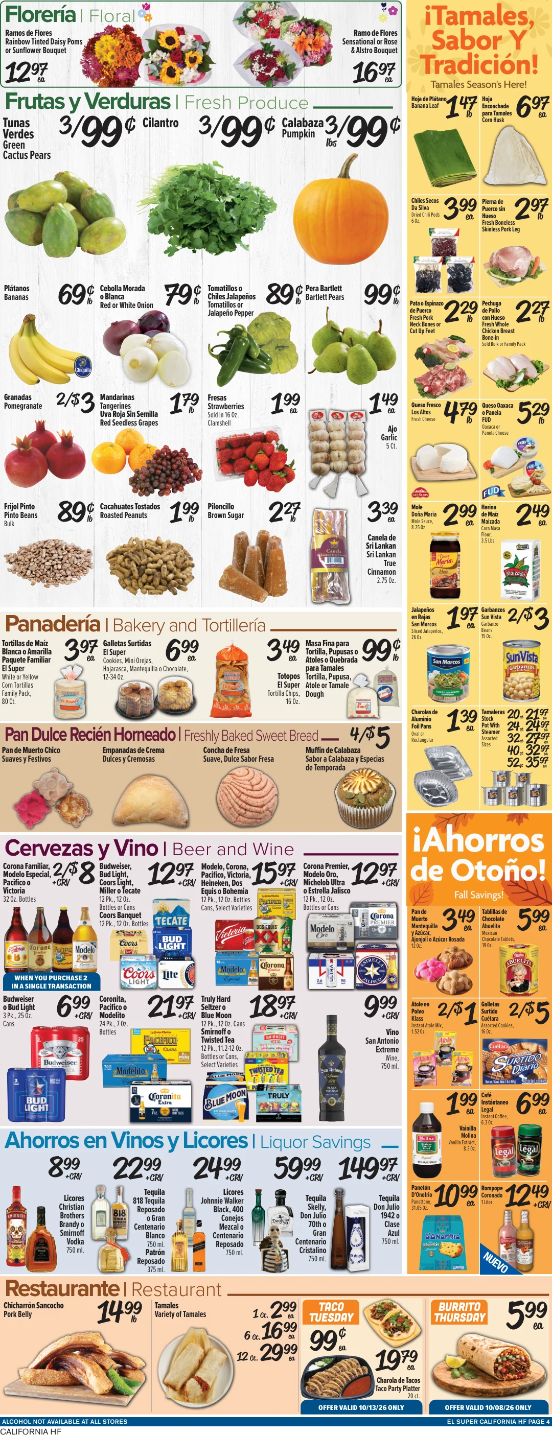 El Super California HF Weekly Ad Savings (10/07/26 - 10/13/26) - Page 4