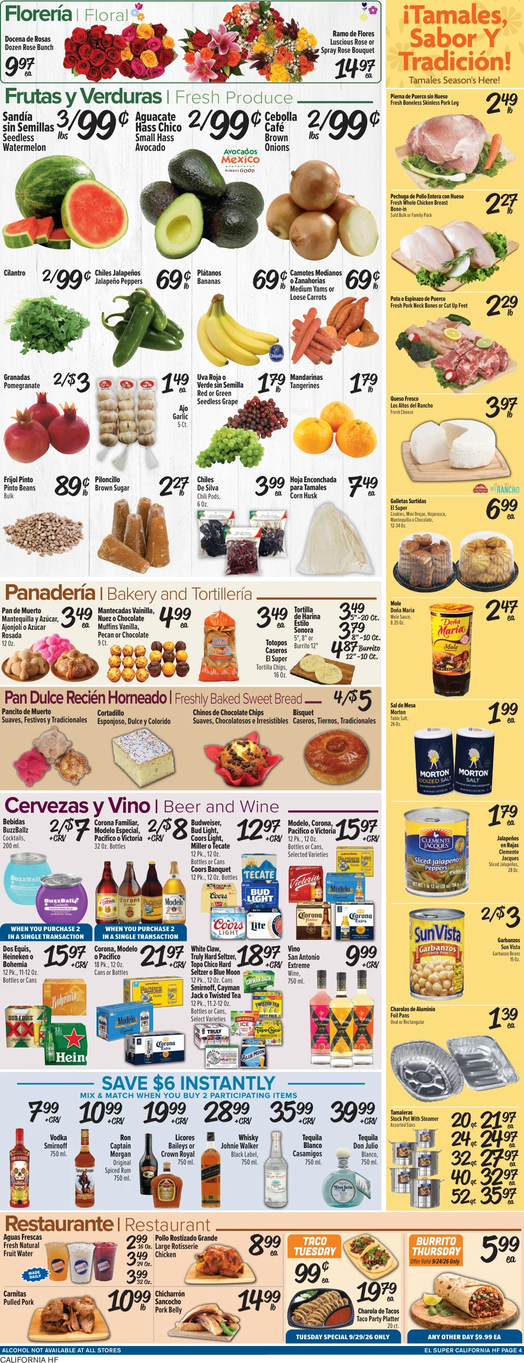 El Super California HF Weekly Ad Savings (09/23/26 - 09/29/26) - Page 4
